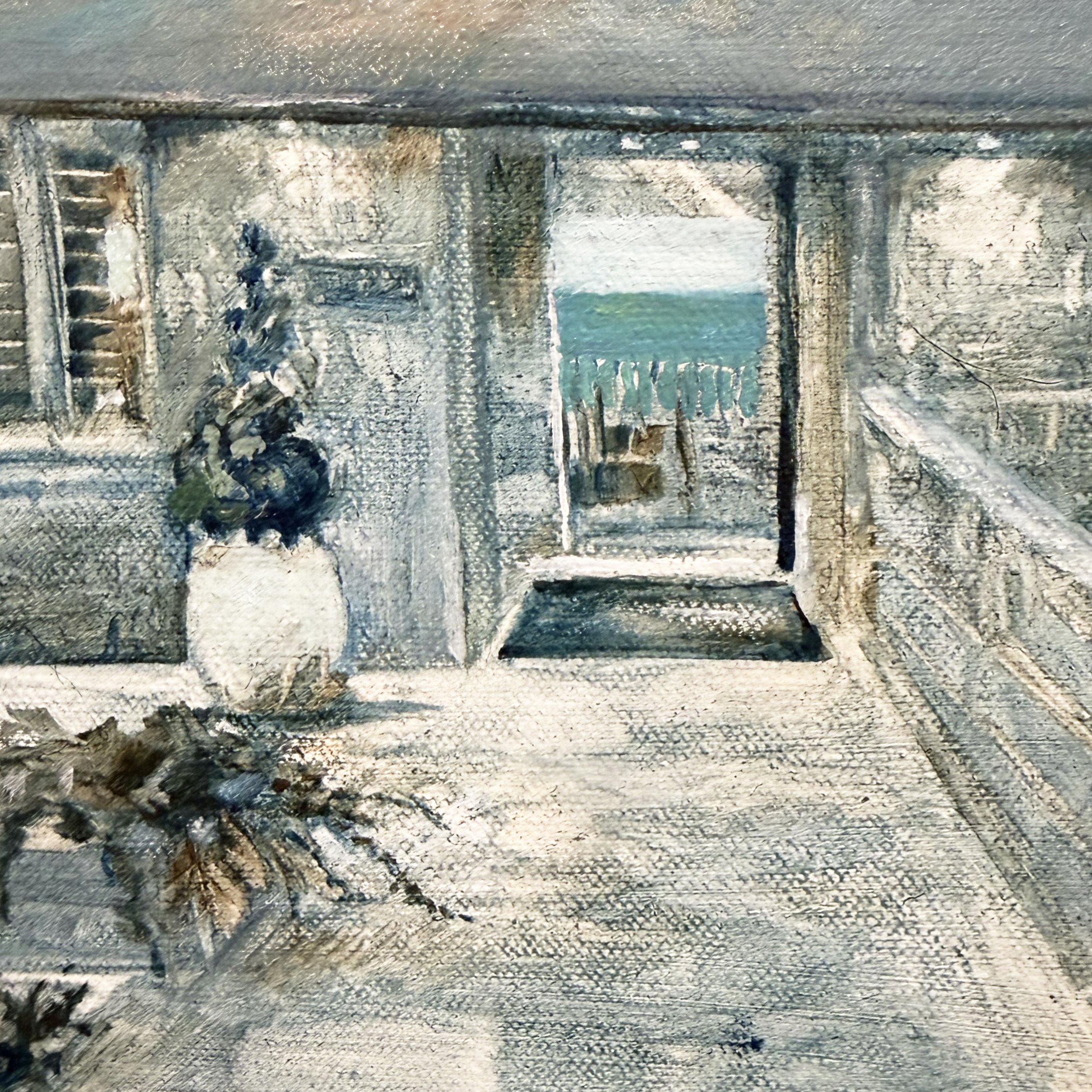 The Sea Beyond-oil on canvas-original-nikki quarry-oak frmae .jpg