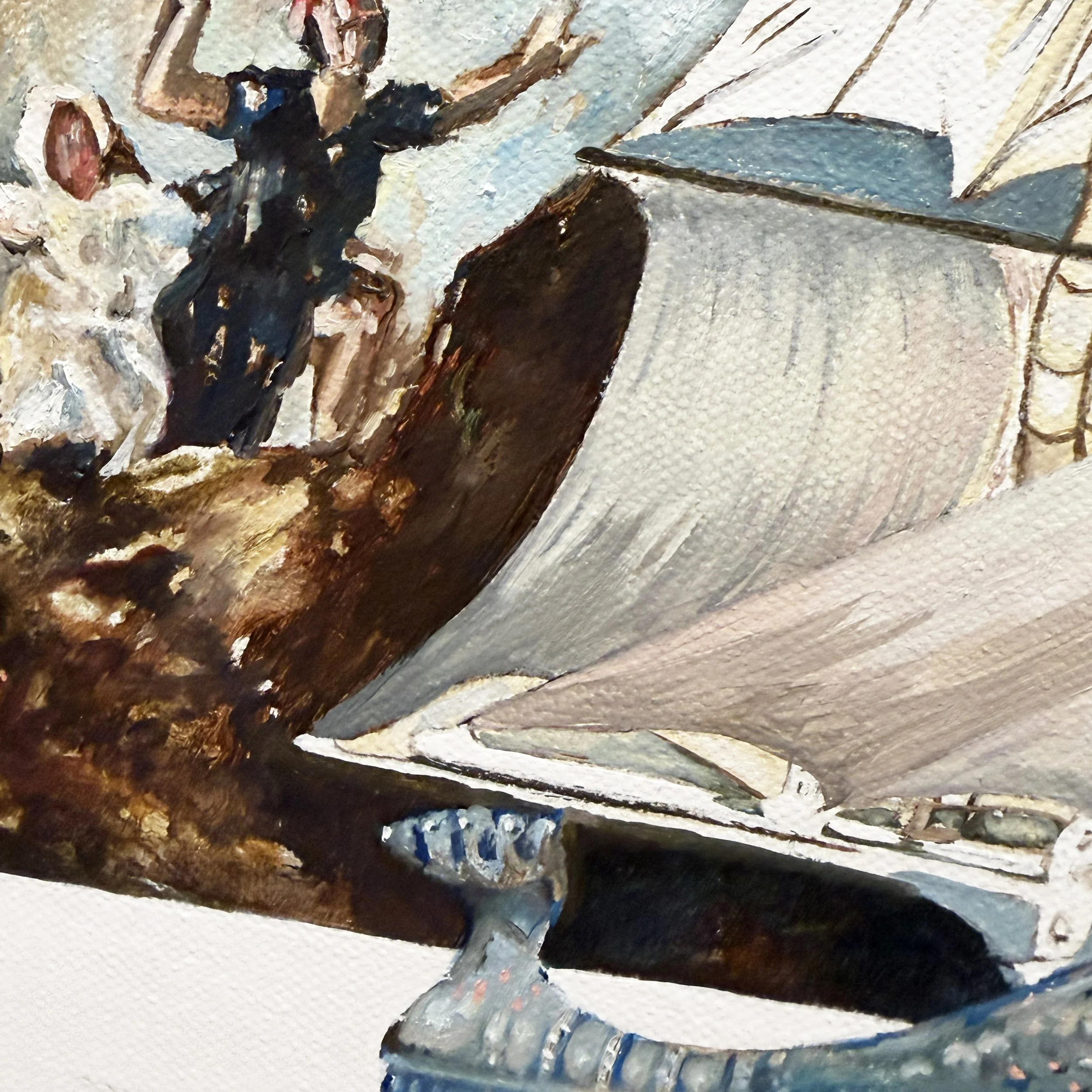 Sail Away-original-oil colour-nikki quarry-detail 2.jpg