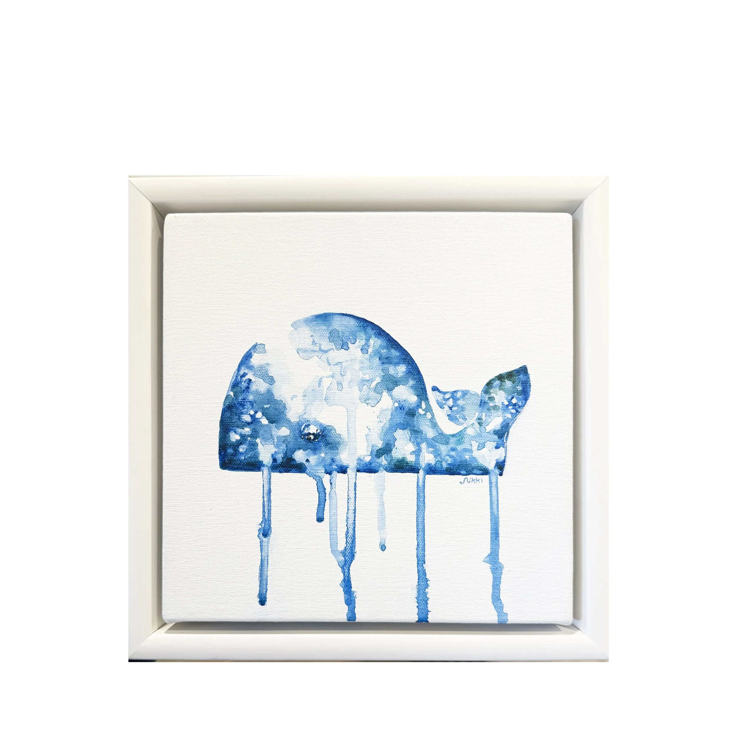 Blues-original oil painting-solid wood white frame-sm.jpg