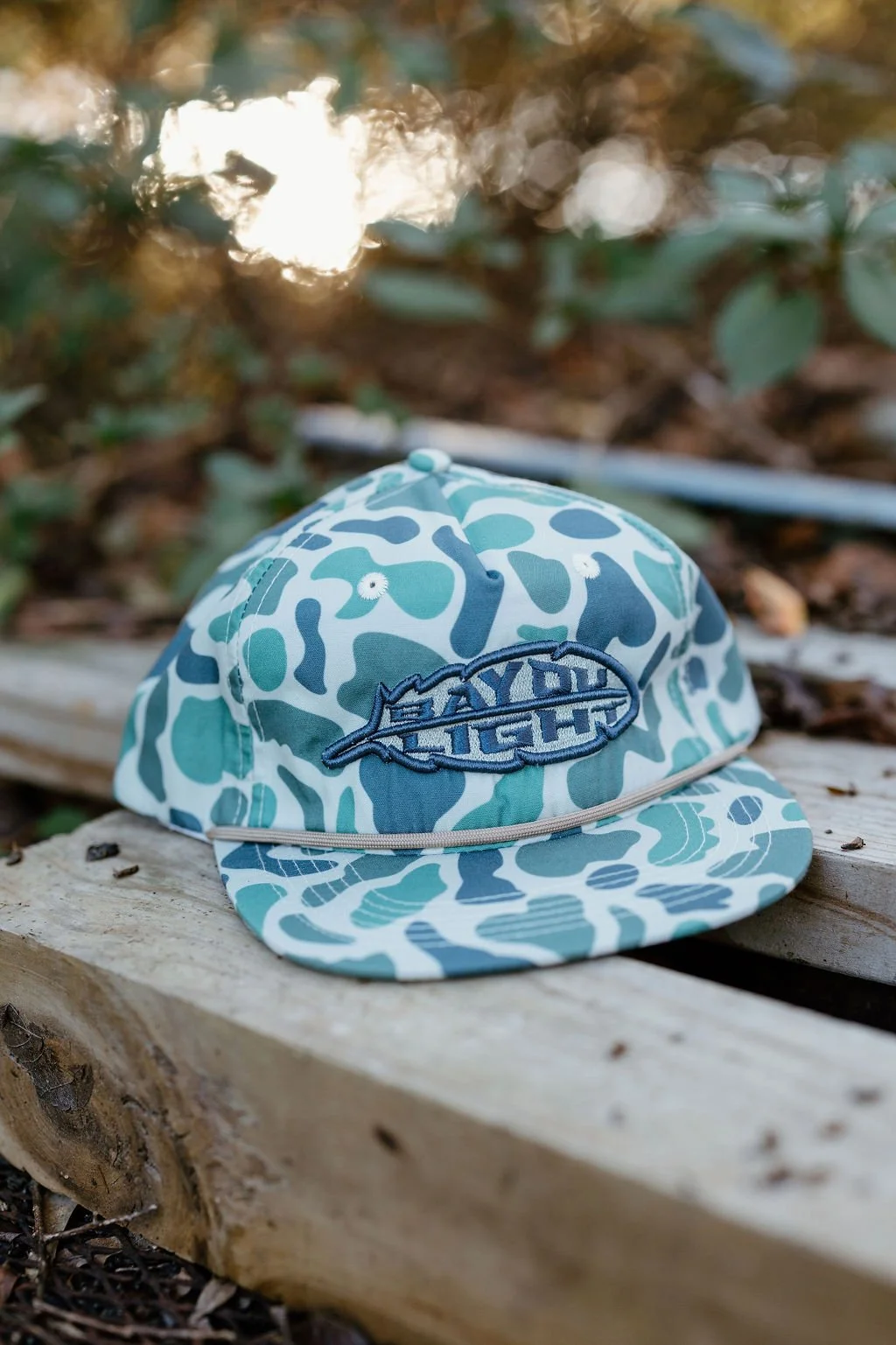 Khaki/Green Camo "Turkey Feather" Hat