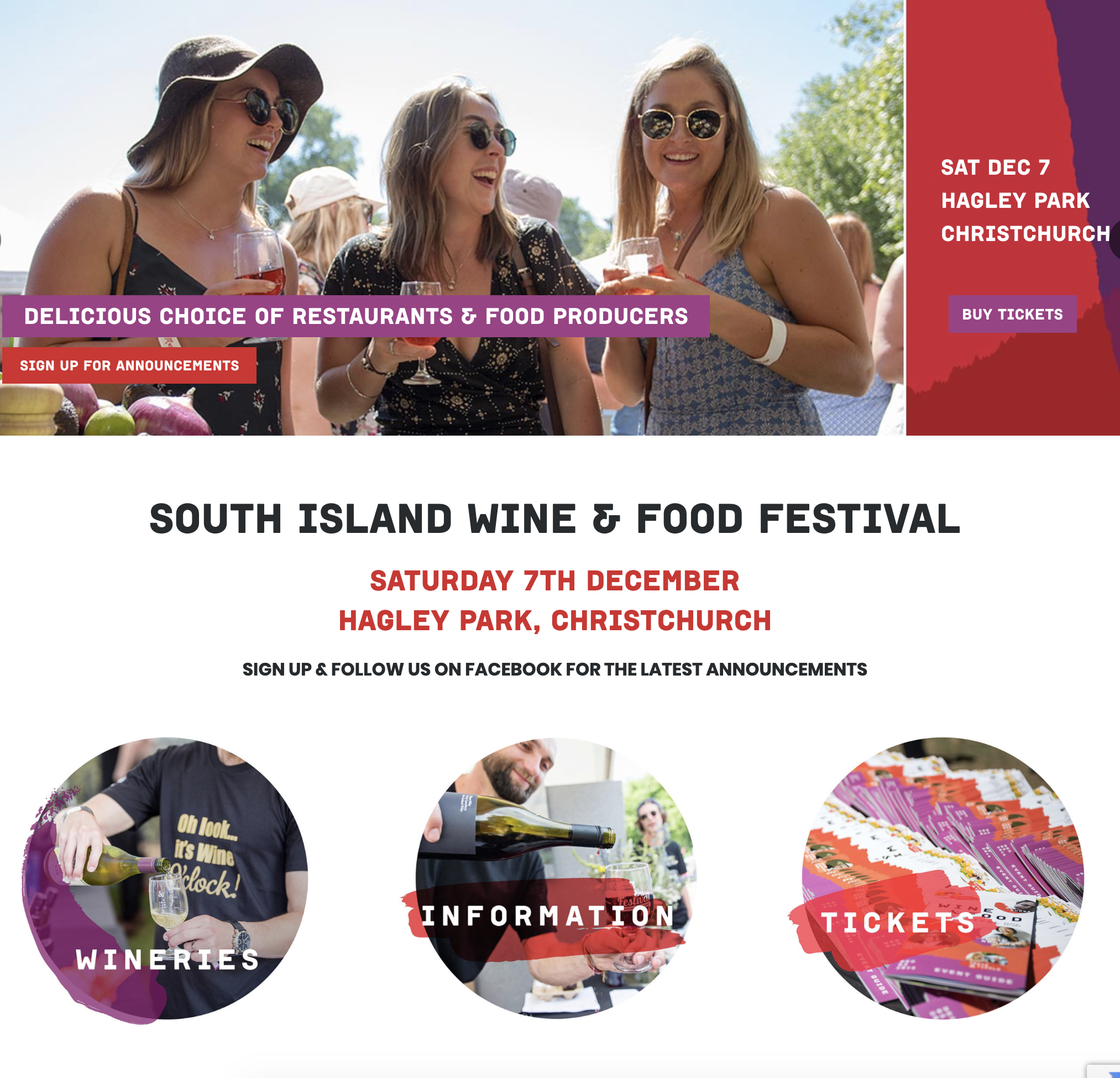 South Island Wine & Food Festival