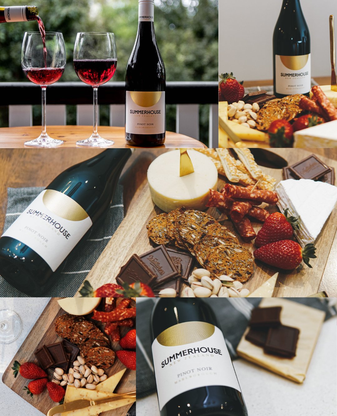 This Easter weekend, grab a bottle of our Summerhouse Marlborough Pinot Noir to pair with some of that Easter chocolate. Dark chocolate, especially ones with caramel, can be a perfect pairing for Pinot Noir. The dark chocolate's rich and bitter flavo