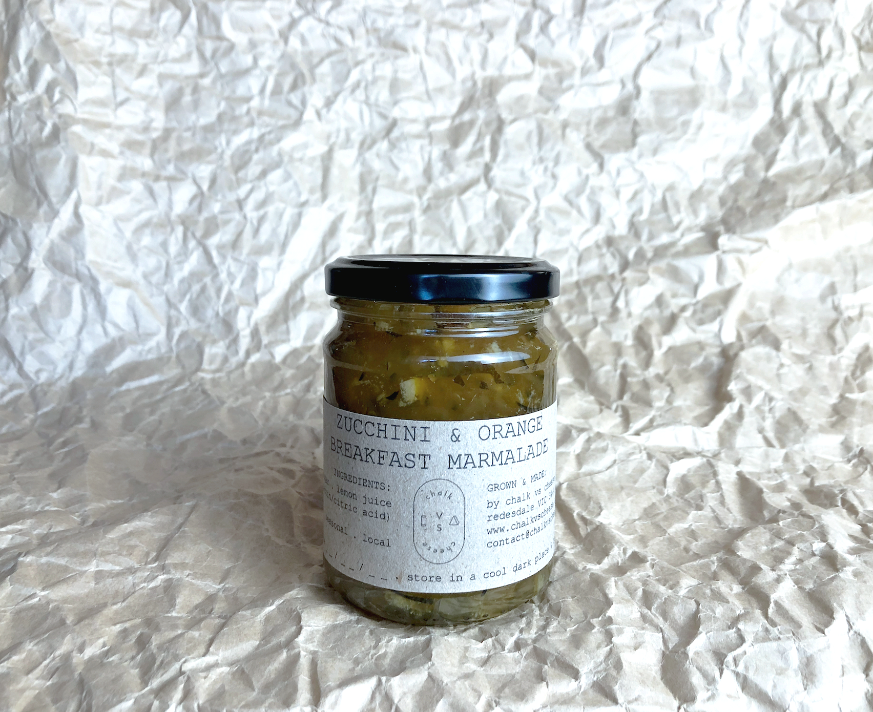 ZUCCHINI & ORANGE BREAKFAST MARMALADE
