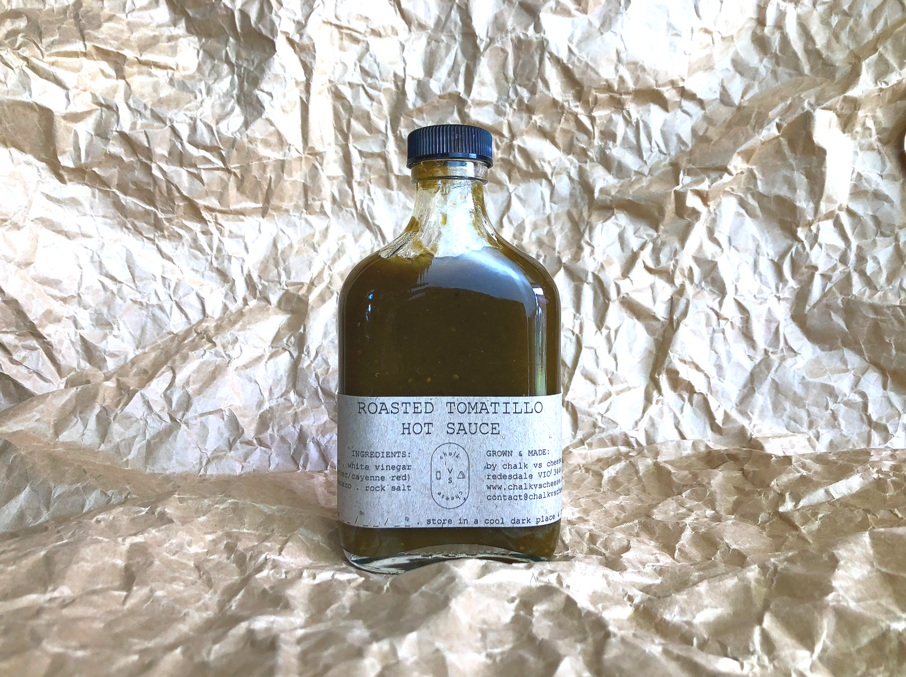 ROASTED TOMATILLO HOT SAUCE
