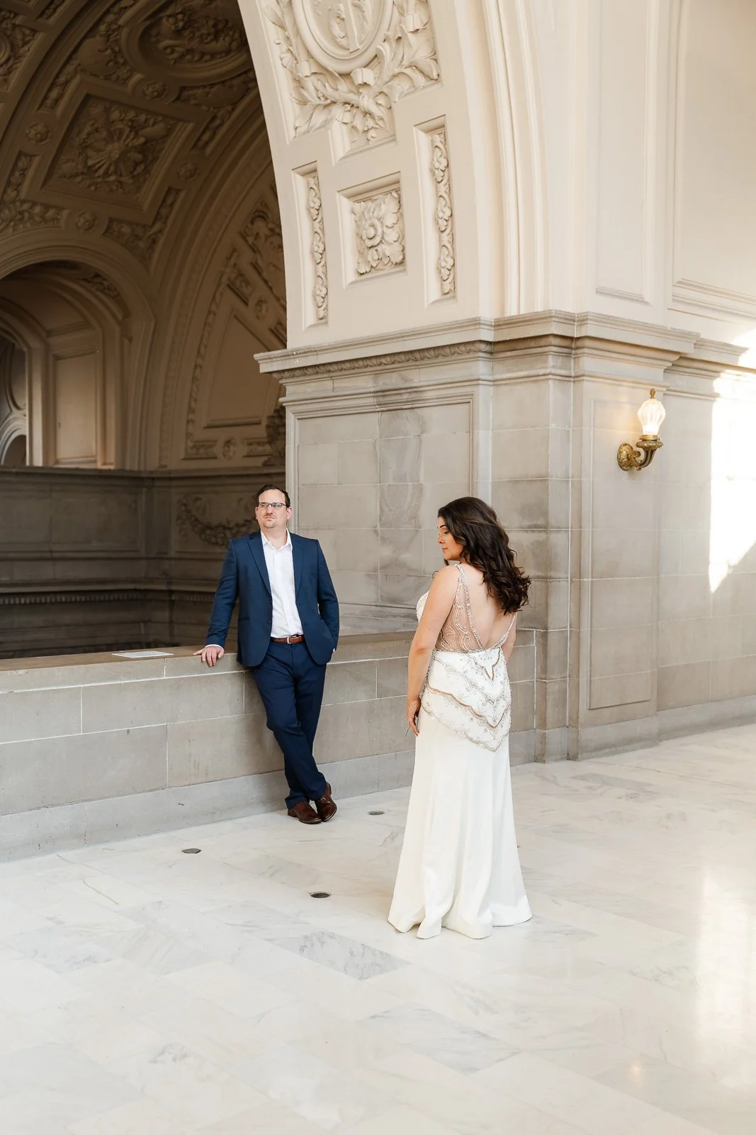Romantic Engagement Session at SF City Hall &amp; Cypress Tree Tunnel