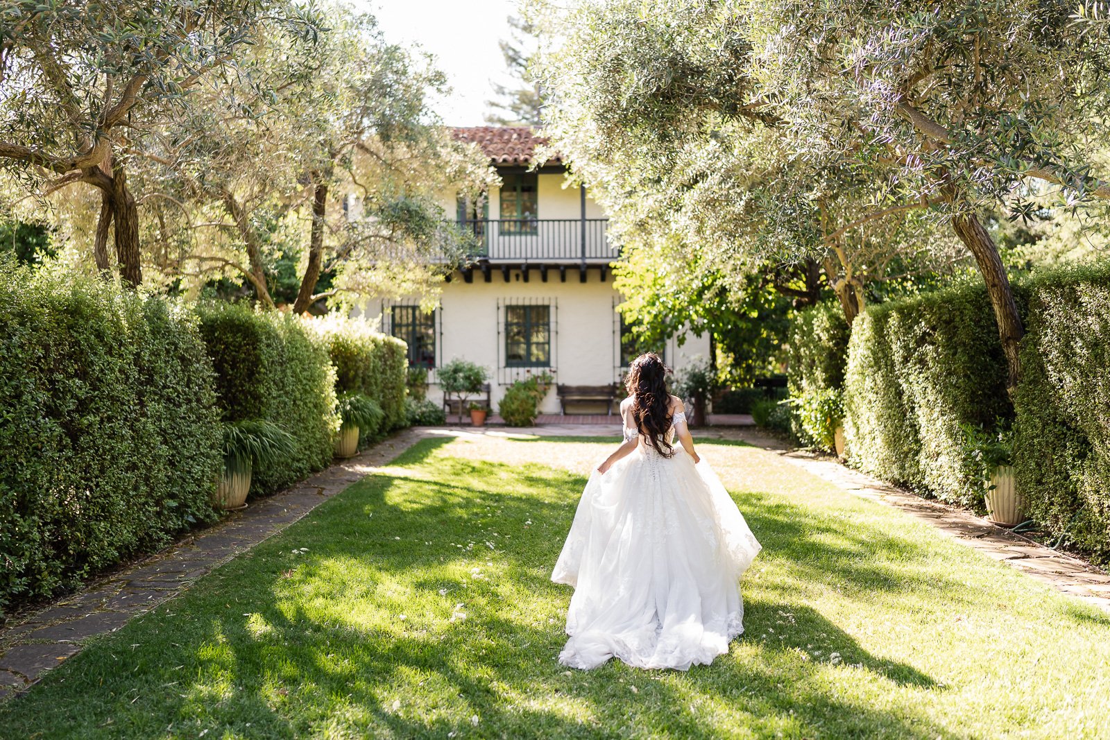bride-running-Allied-Arts-Guild.JPG