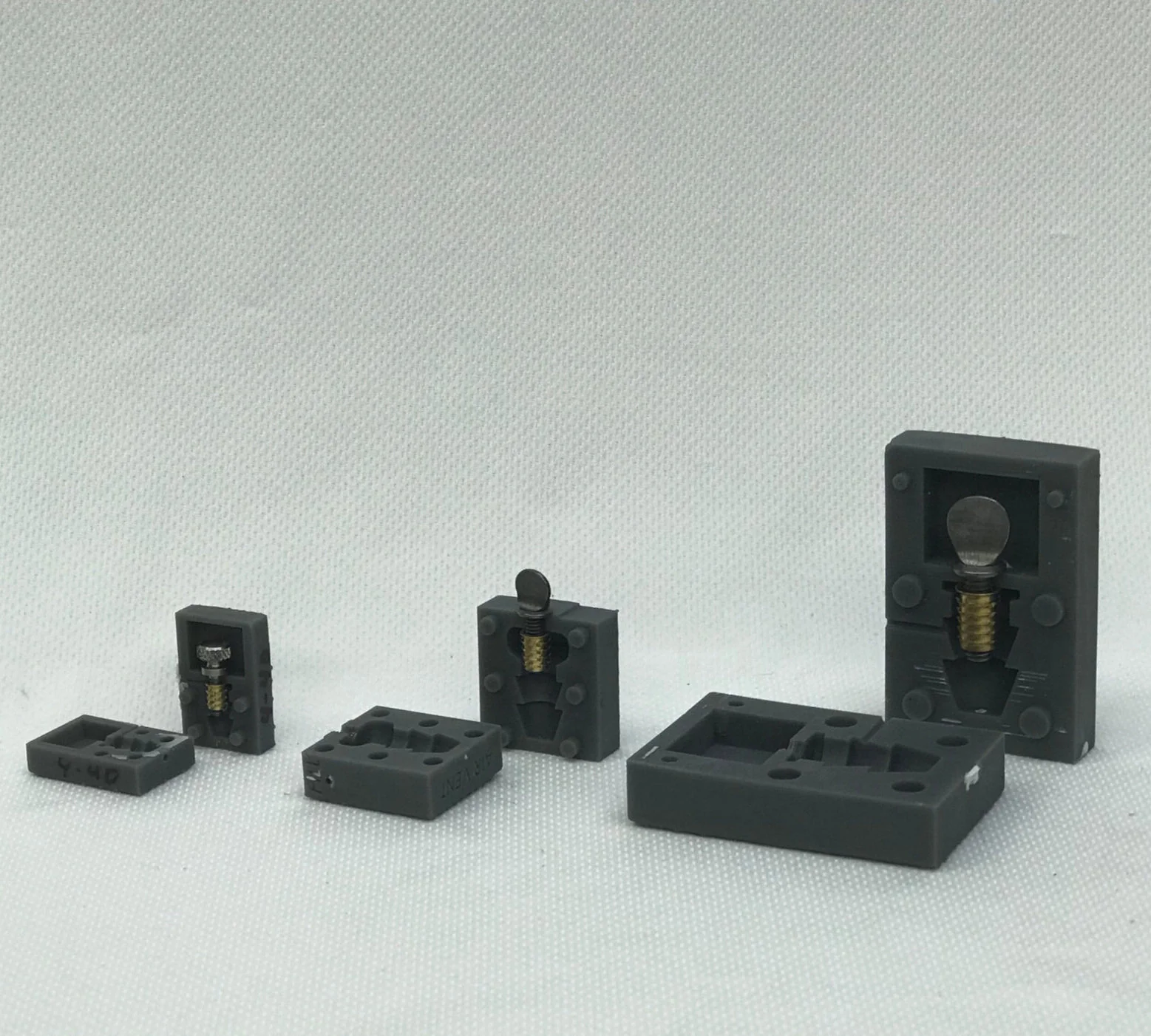 SLA print mold, scaled