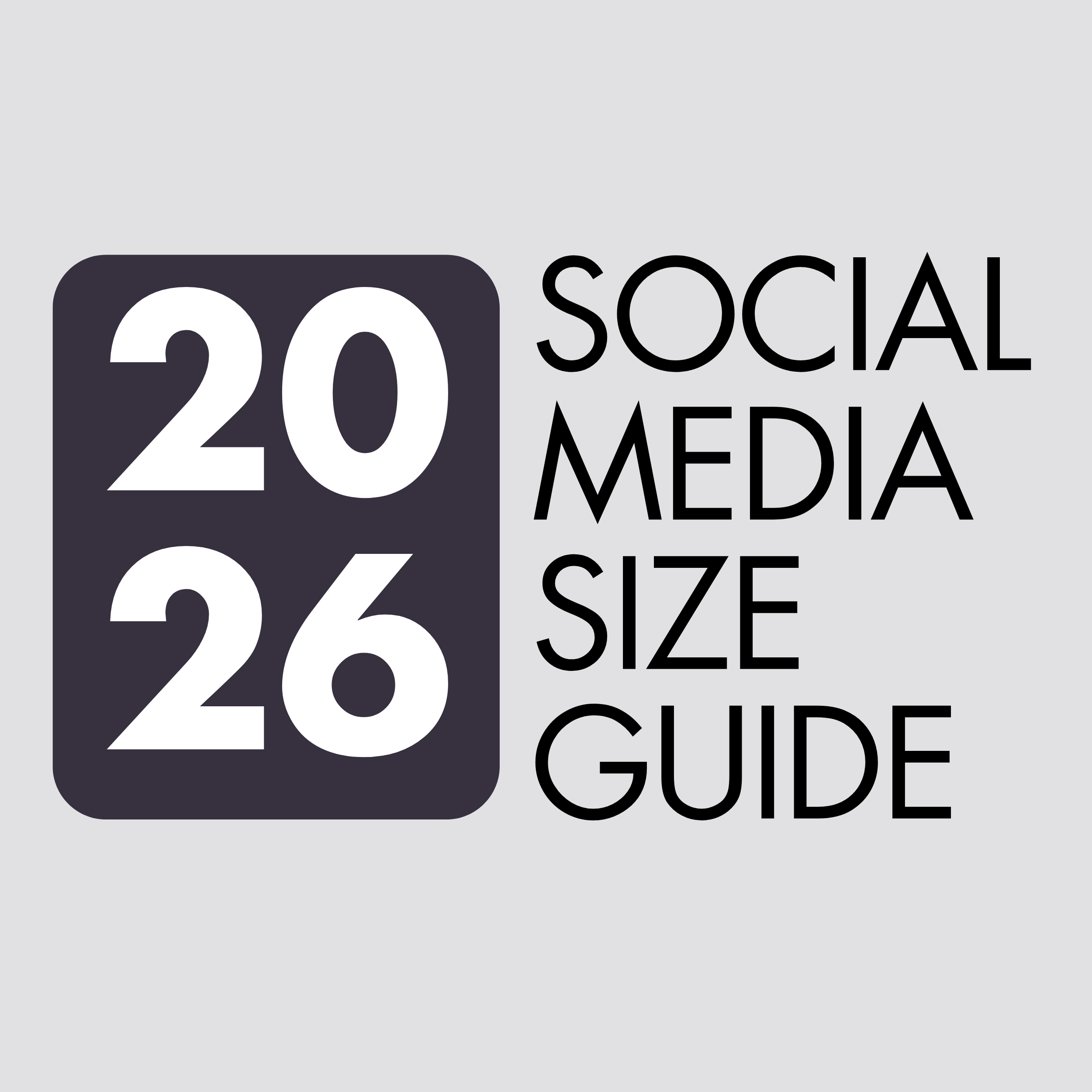 Pixel Perfect: 2026 Social Media Sizes