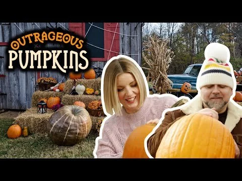 Damaris Phillips and Duff Goldman Try to Carve Pumpkins | Outrageous Pumpkins | Food Network