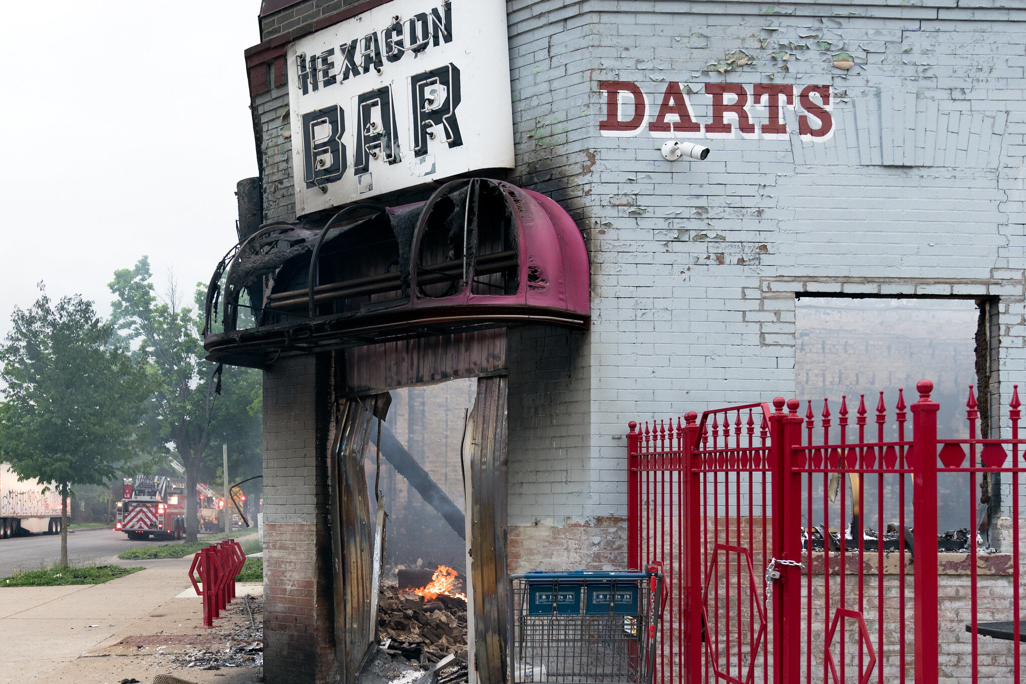  Hexagon Bar is destroyed by fire in Minneapolis, Minnesota. 