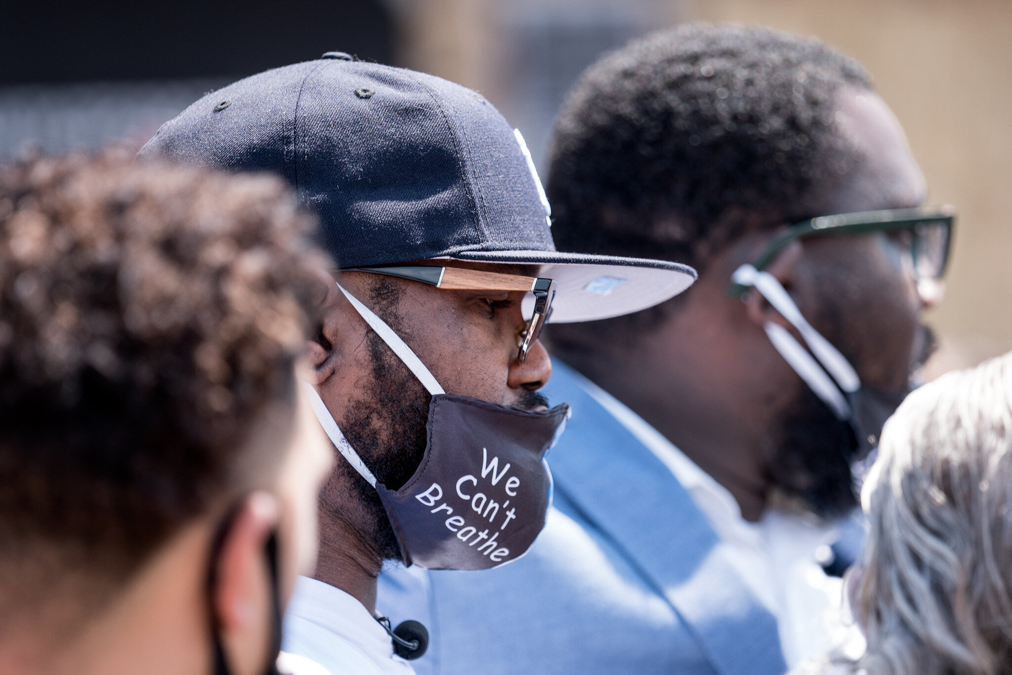  Terrence Floyd, George Floyd's brother visits the location where his brother was killed, now a memorial, at Chicago Ave and E 38th St in Minneapolis, Minnesota 