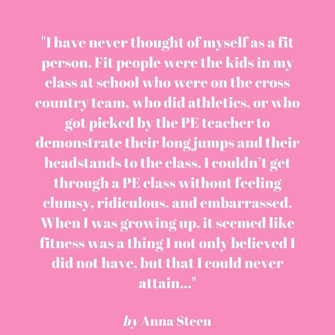 One of our lovely writers, Anna Steen @anna_steen97 , highlights her journey with learning to find joy in exercise for Issue #3 🏃&zwj;♀️ You can read this and more of her work online now via the link in our bio!
