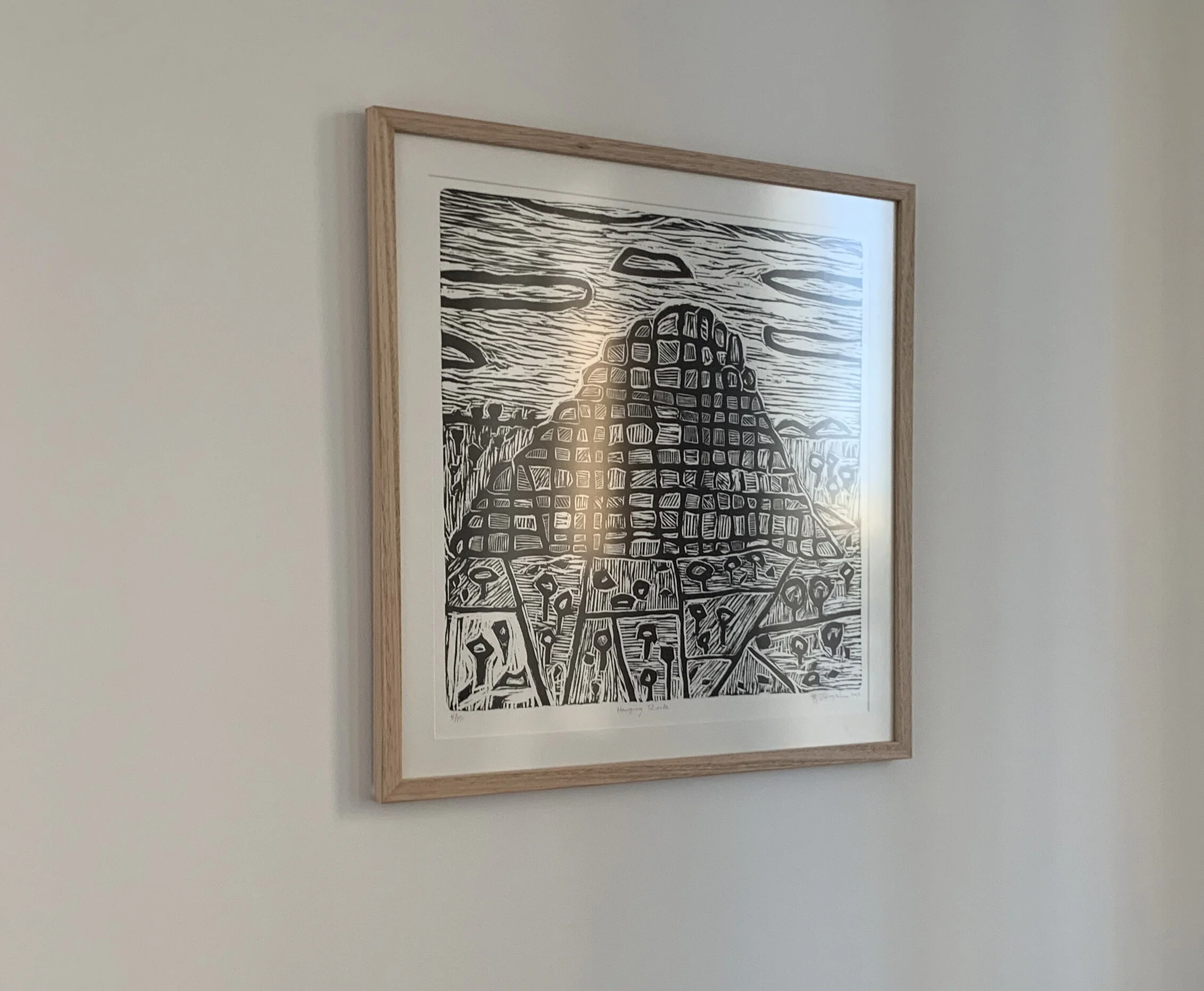 Hanging rock woodcut framed 2.jpg