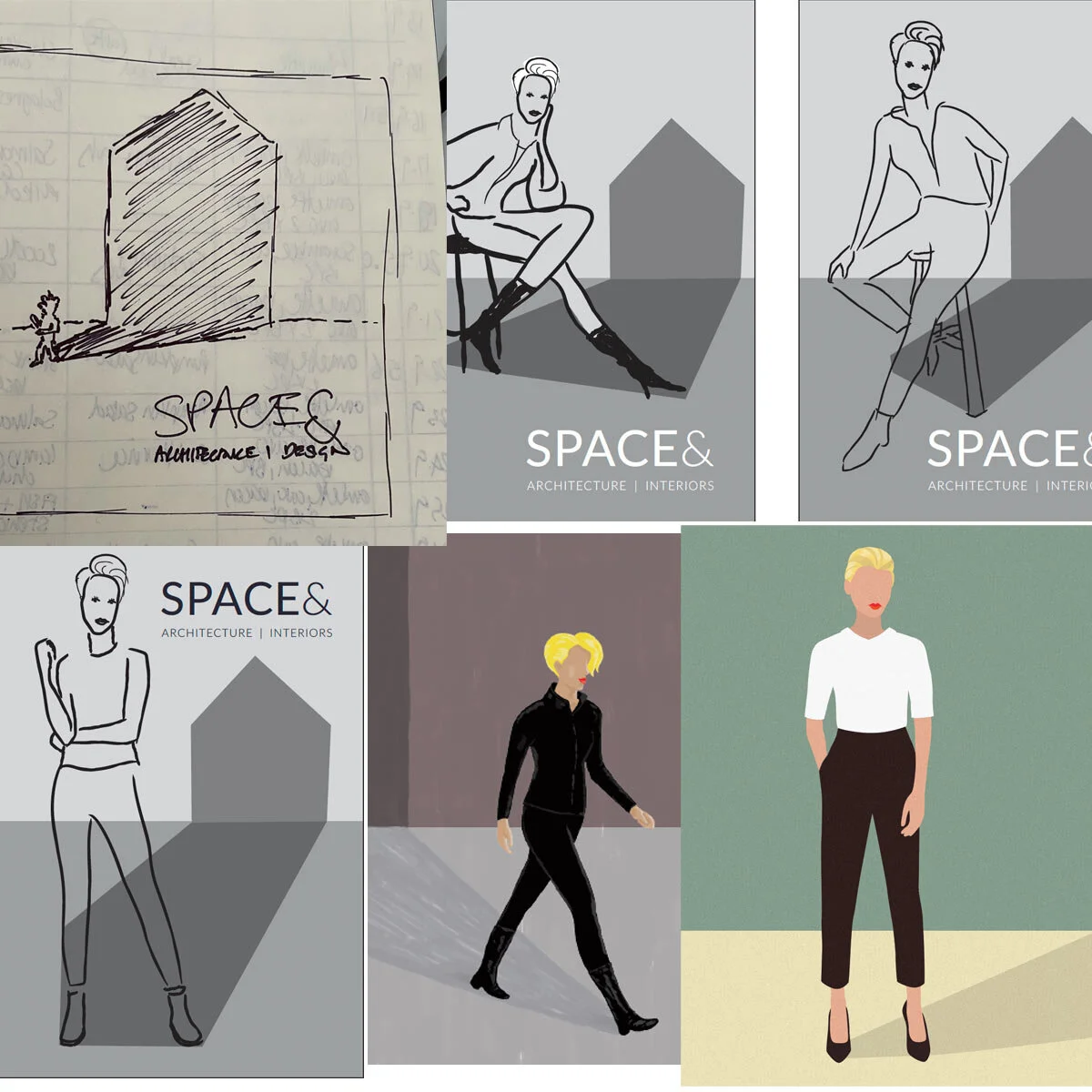 From brief, concepts and finished illustration