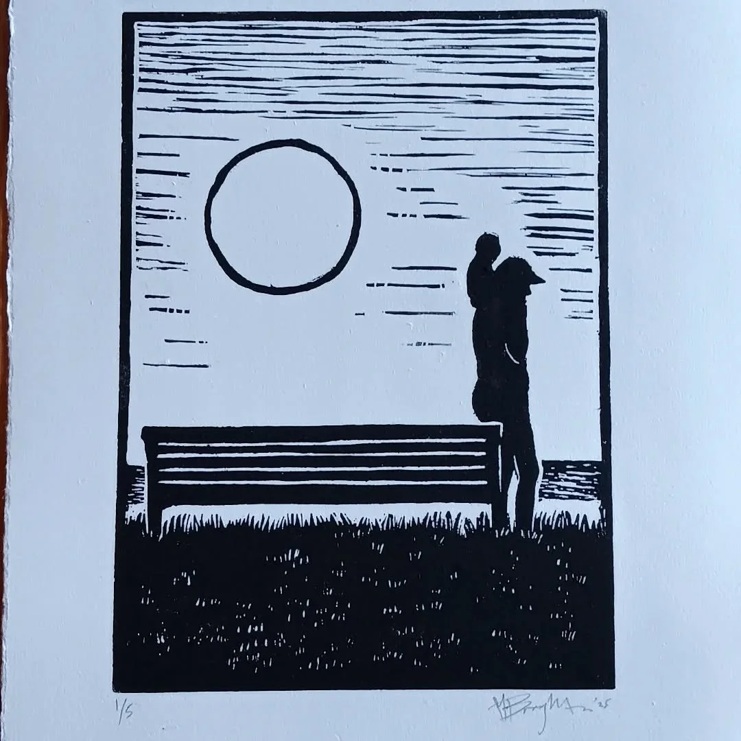 A recent small linocut commission. #art #linocut #linoprint #Illustration #illustrators