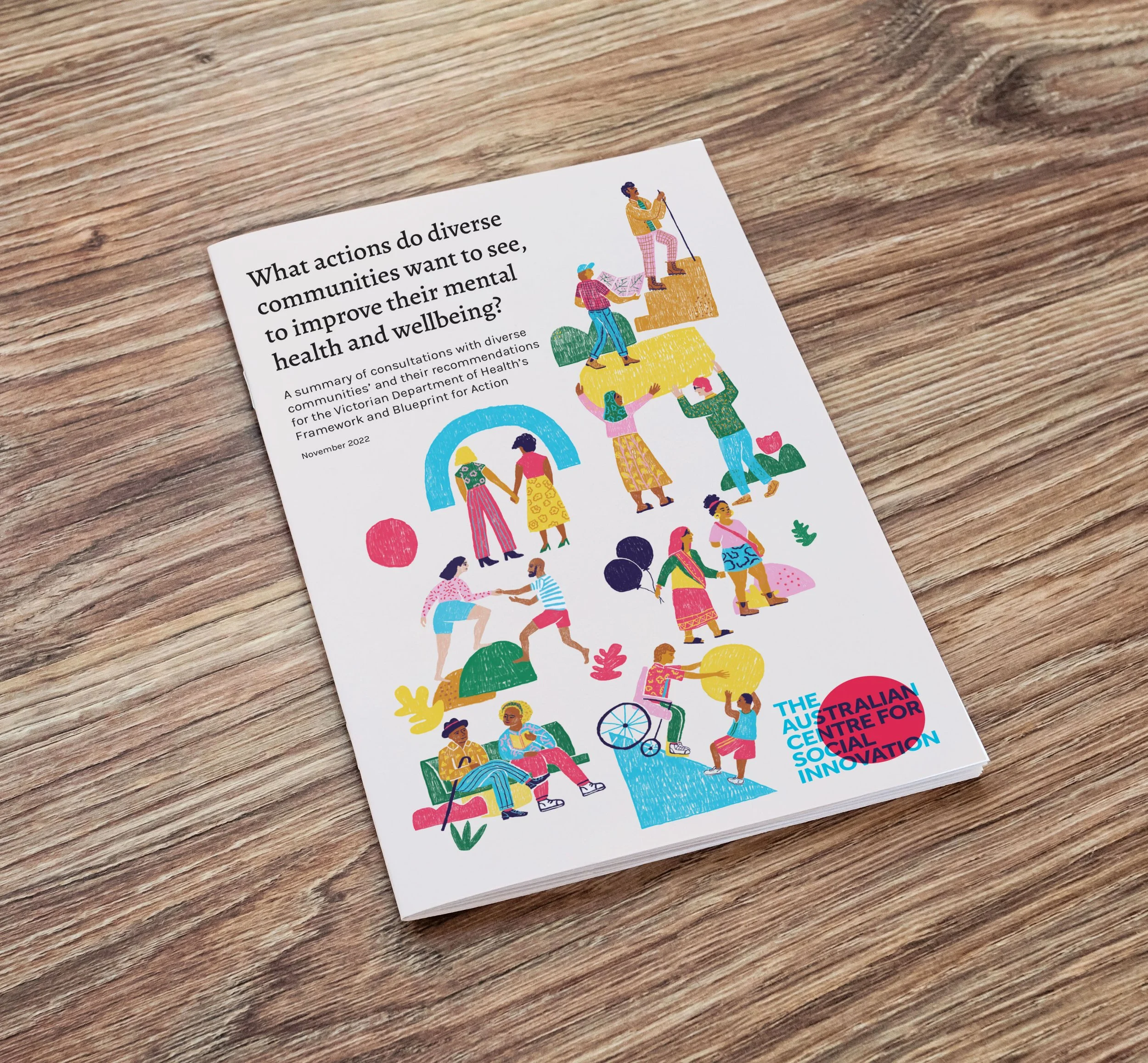Social Impact Illustration &amp; Report Design — Victorian Department of Health &amp; TACSI