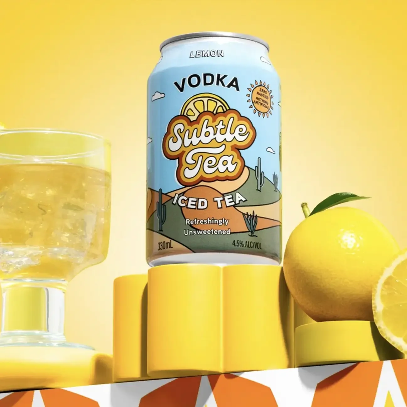 Packaging Design &amp; Branding — Subtle Tea Hard Iced Tea