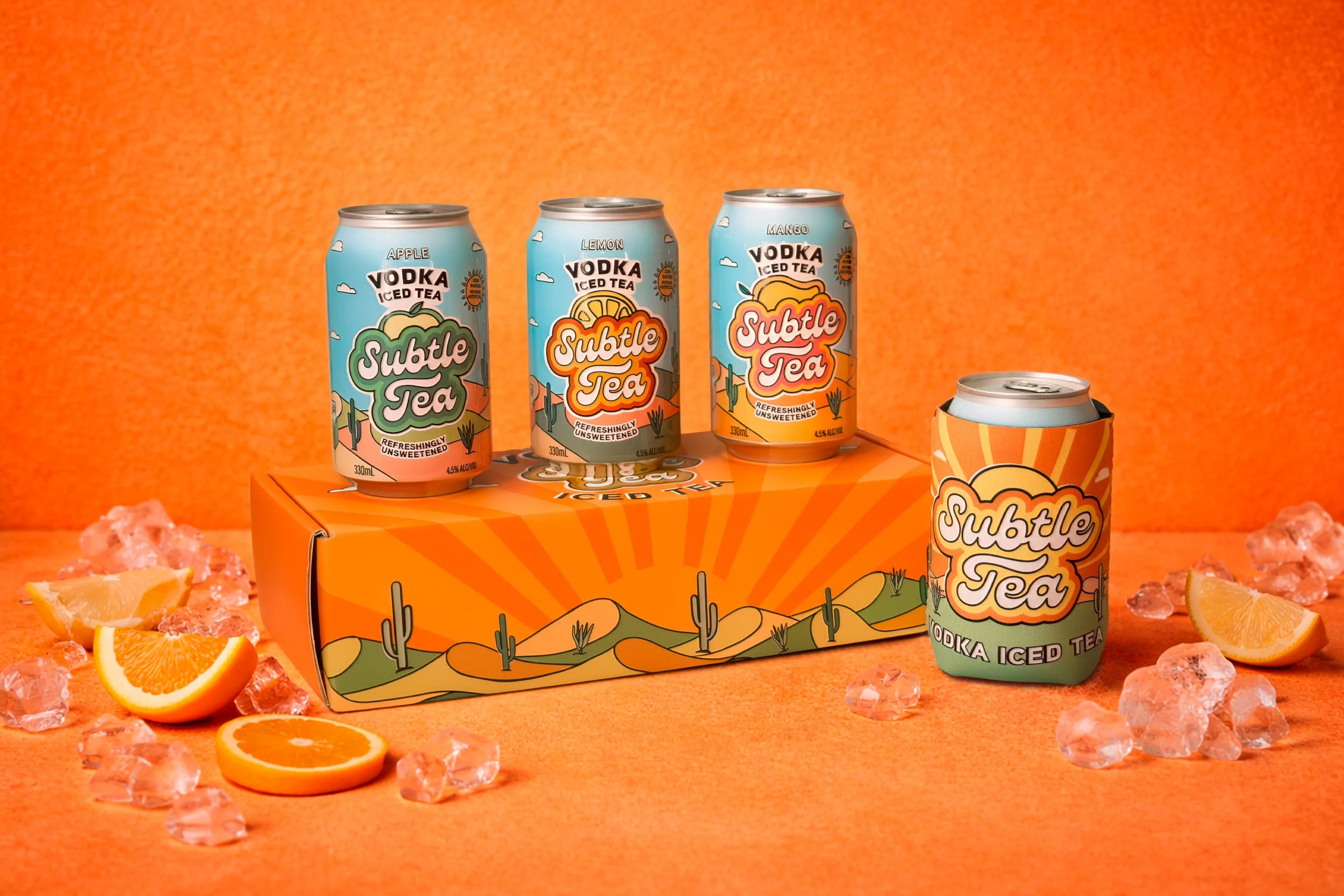 Graphic & logo design for drink packaging