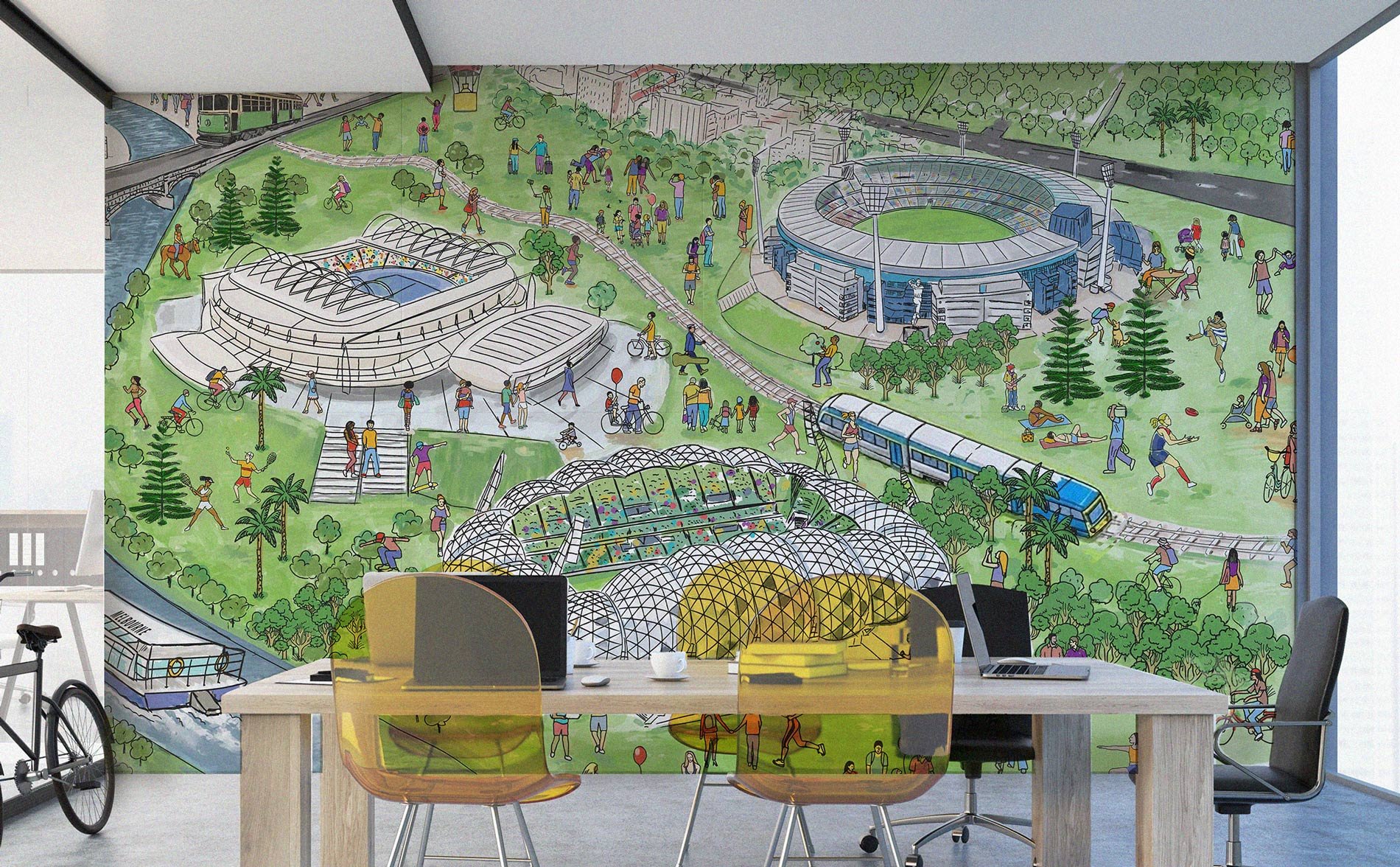 Office Wall Murals