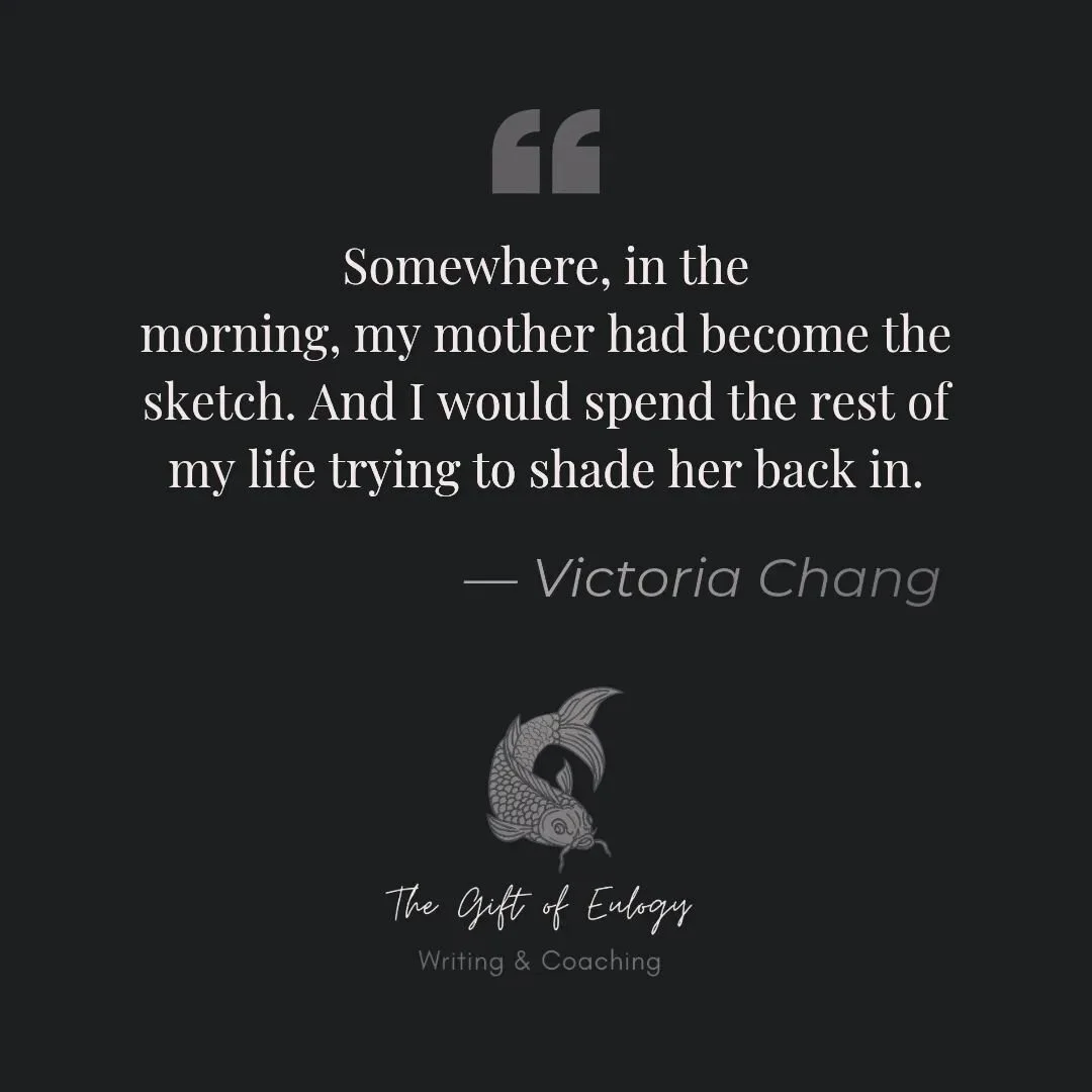 If you haven't discovered Victoria Chang's work, titled Obit, you are missing out. In it, you'll find these words, in the piece titled The Head.
#obit #grief #loss #bereavement #victoriachang #poetry @fattery12