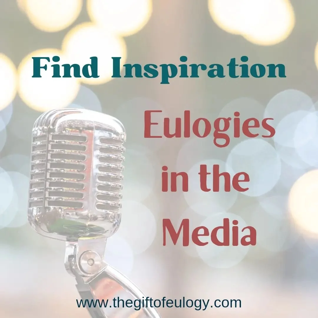 Searching for eulogy examples in the media? We've linked a bunch for you on our website. Sometimes all we need is a little inspiration. And if you get so inspired that you decide you want help planning a virtual memorial, check out our friends @tgbey