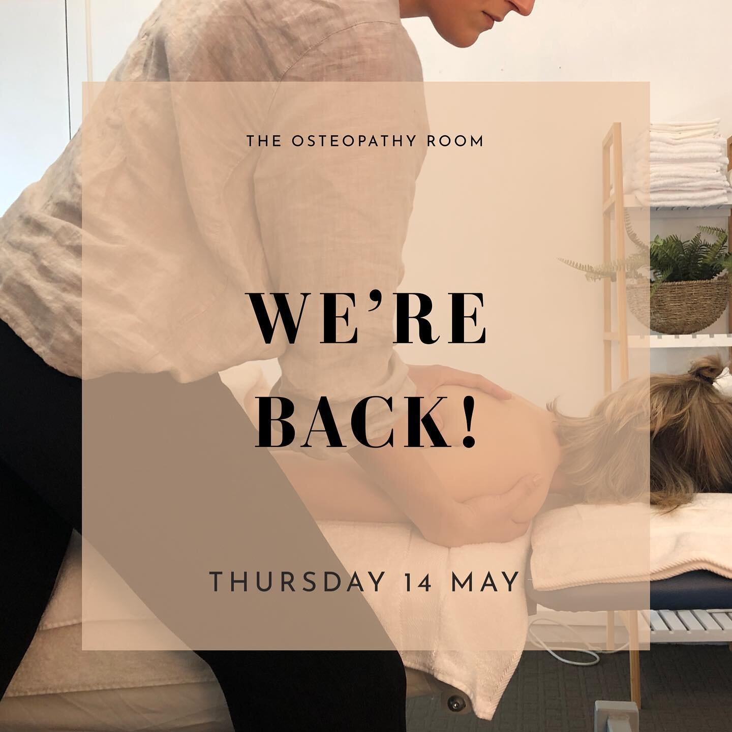 We&rsquo;re back in action as of Thursday 14 May and we can&rsquo;t wait to see you! 
We&rsquo;re currently taking bookings online or over the phone. Please take a look at our online screening questionnaire to ensure it is safe for you to come to the