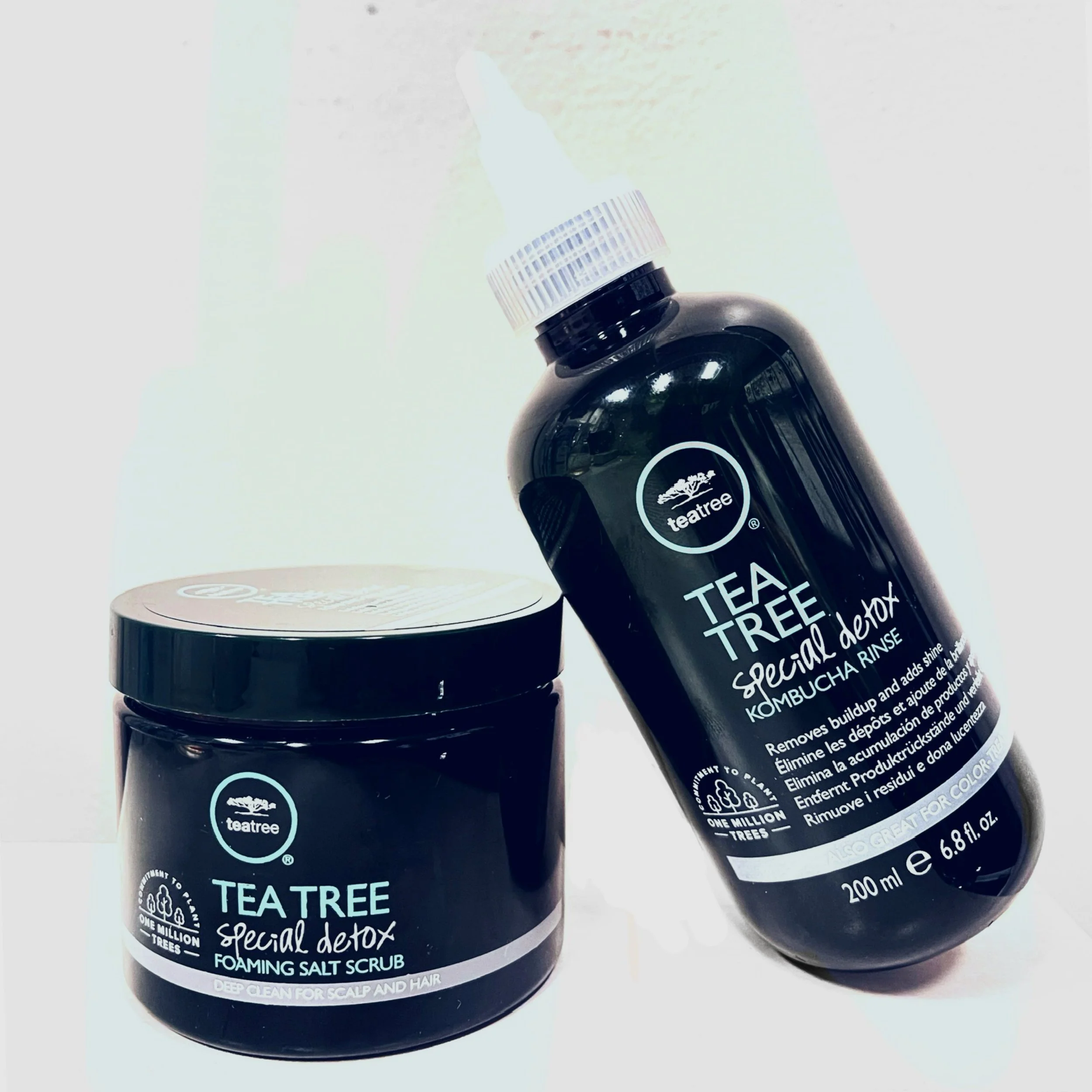Tea Tree Special Detox Foaming Salt Scrub & Kombucha Rinse