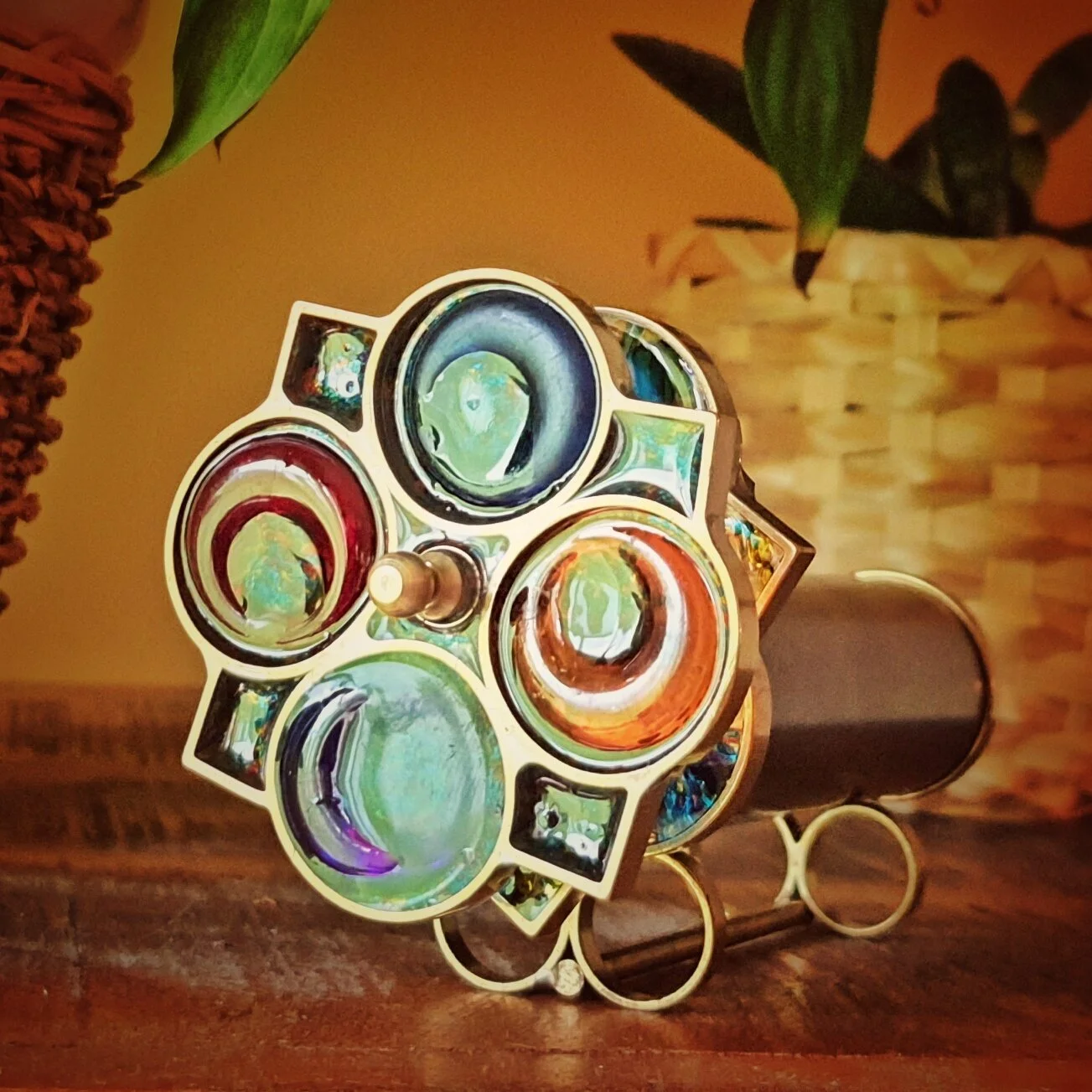 Kaleidoscope medium Barrel - Flower wheel