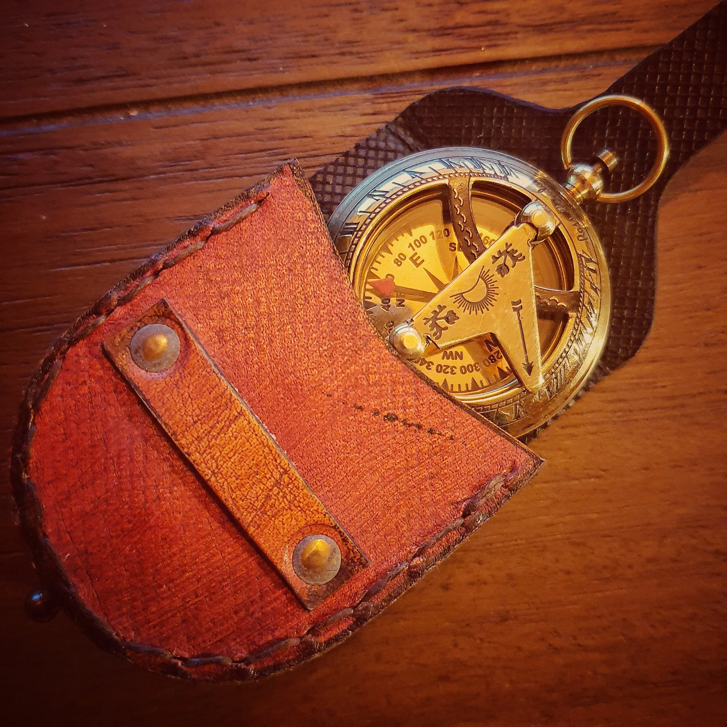 Compass Sundial Pocket