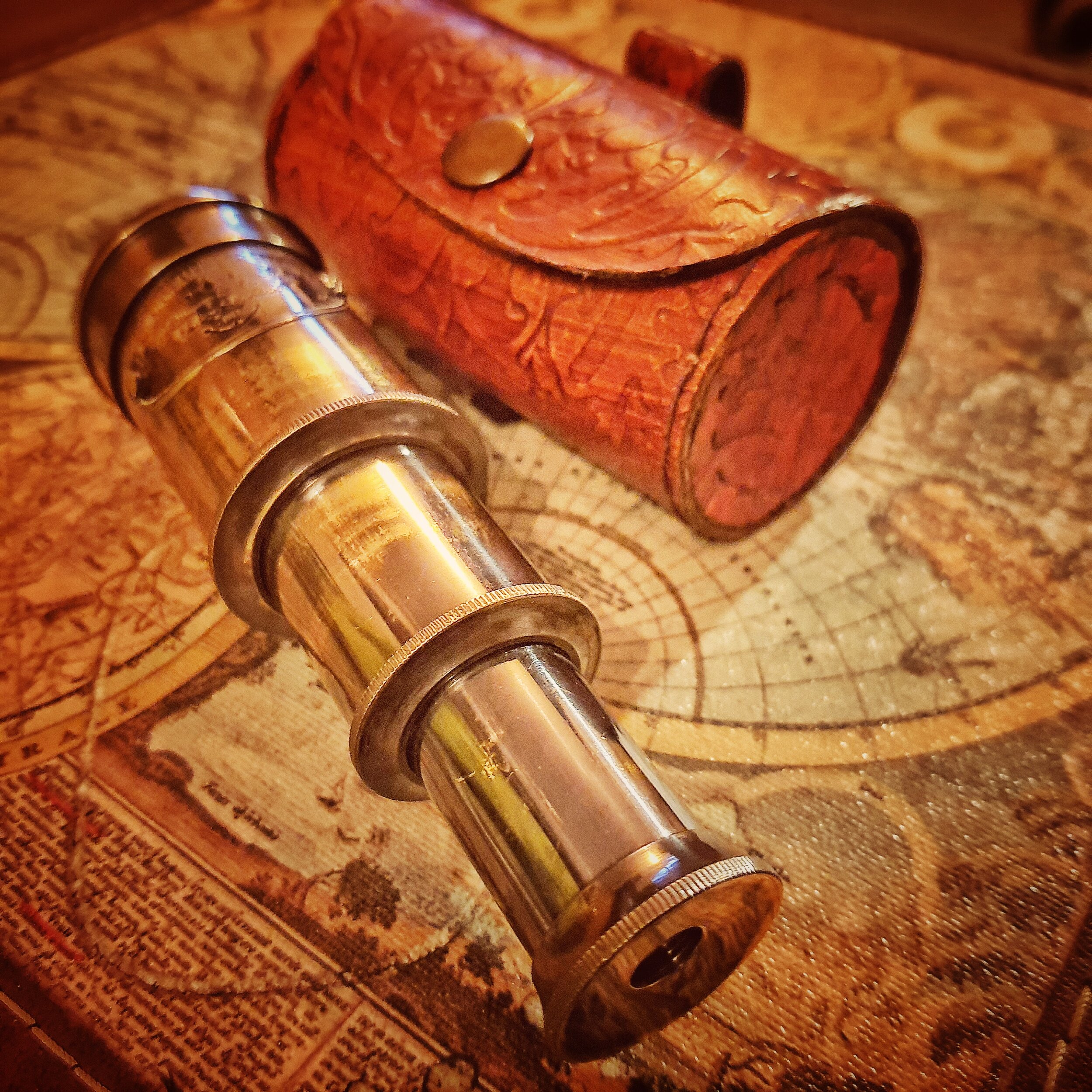 Details about   Antique Solid Brass Vintage Dollond London Telescope w/ Handmade Wooden Box Gift 
