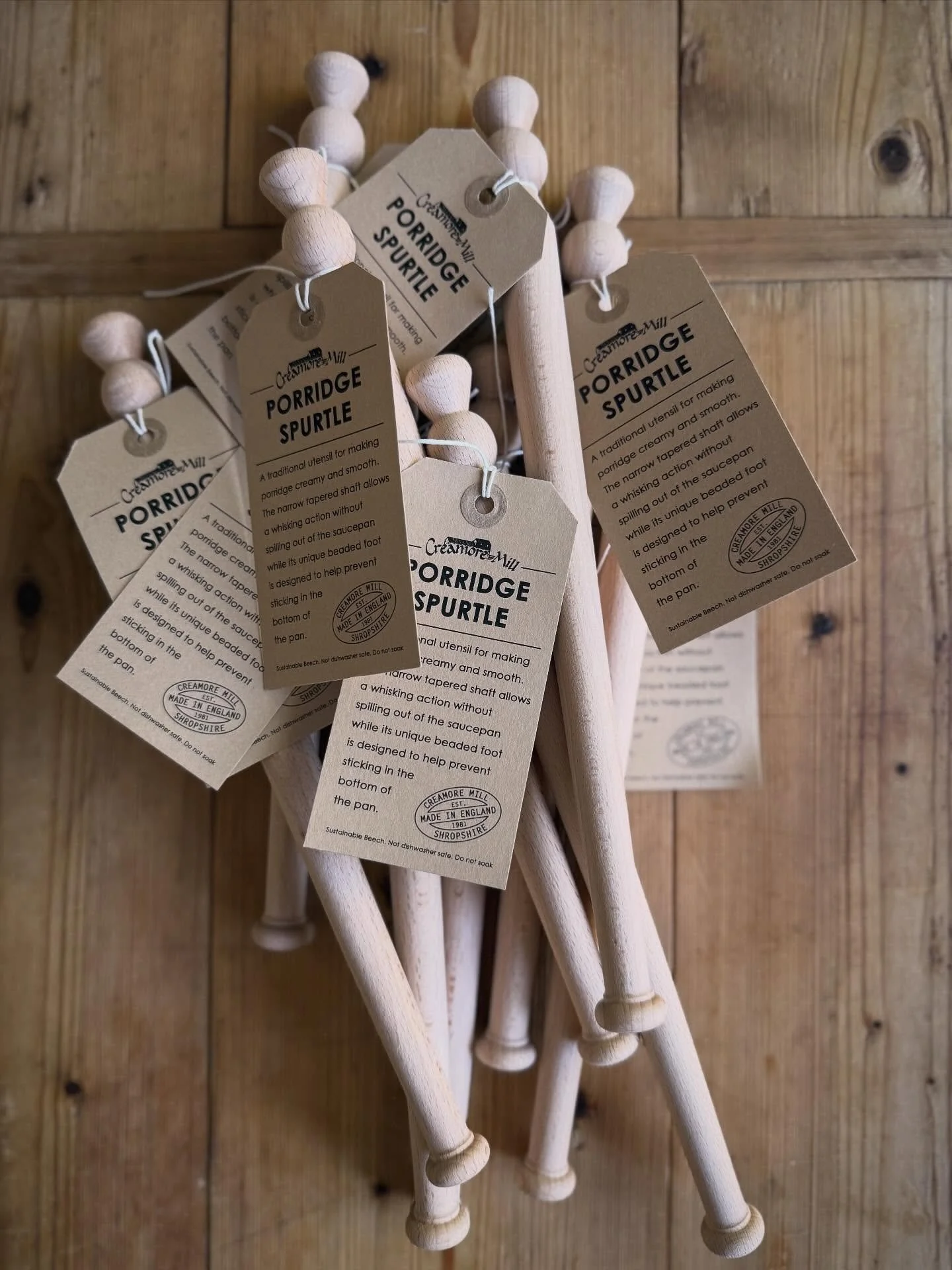 The spurtles have arrived! Only one spot remains for my porridge masterclass! Don&rsquo;t miss out. Link in bio or book through my website. Porridge lovers unite 🥣🥰 #porridgepassion #porridgeoats #porridgeclass #goldenspurtle