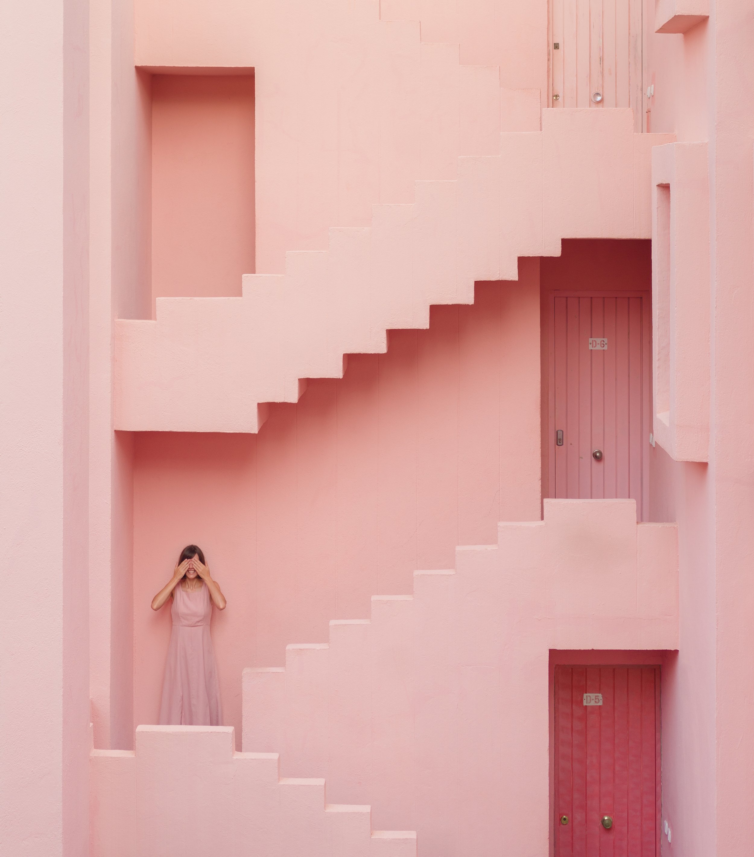 Anna Devis & Daniel Rueda,  Pink-a-Boo #17 (La Muralla Roja series) (2020)