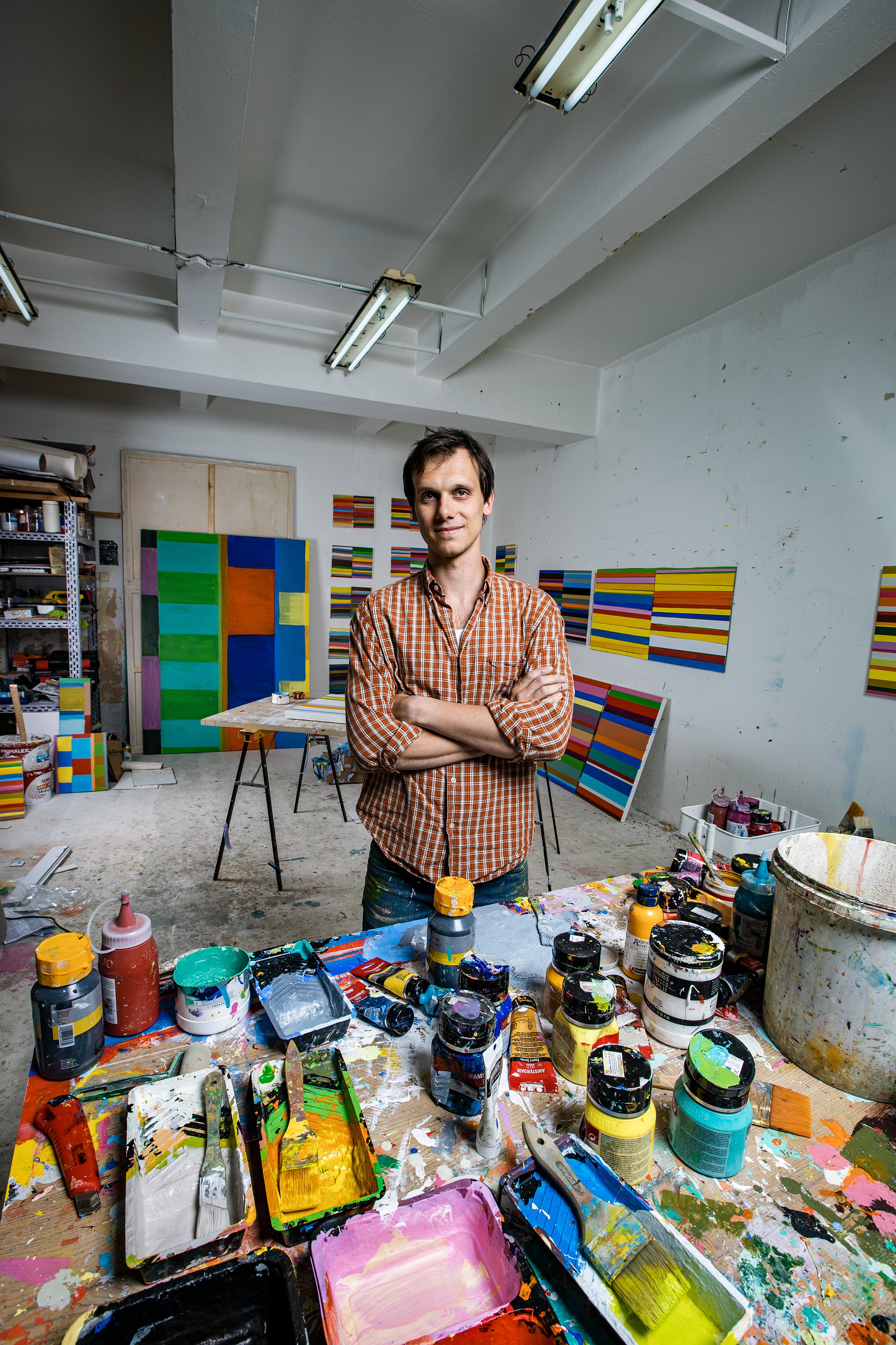 Filip Svehla in his Prague studio 2021