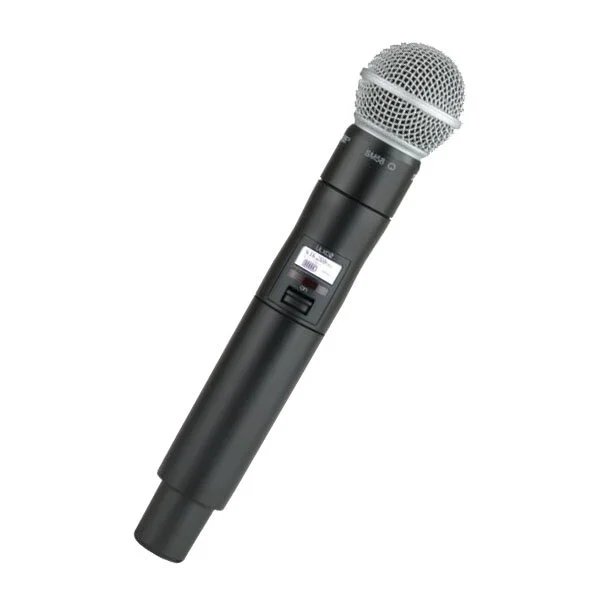Shure – HF ULXD2/SM58Emetteur numérique ULXD2 Equipé avec capsule SM 58Prix HT : 15,00€