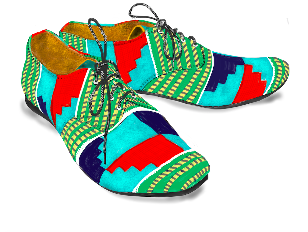 His Shoes made for dancing