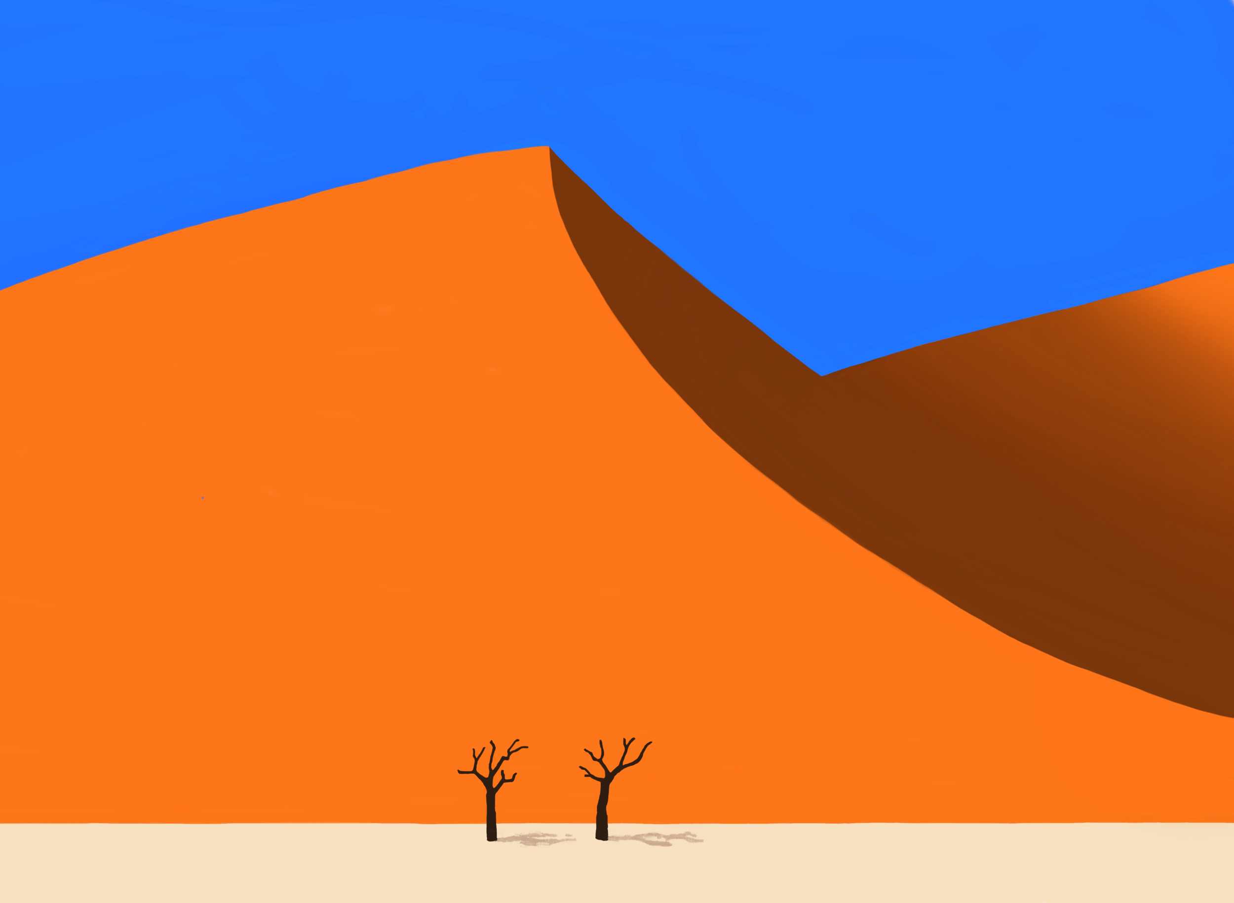 Ipad art with strong colors — Dorte Zangenberg