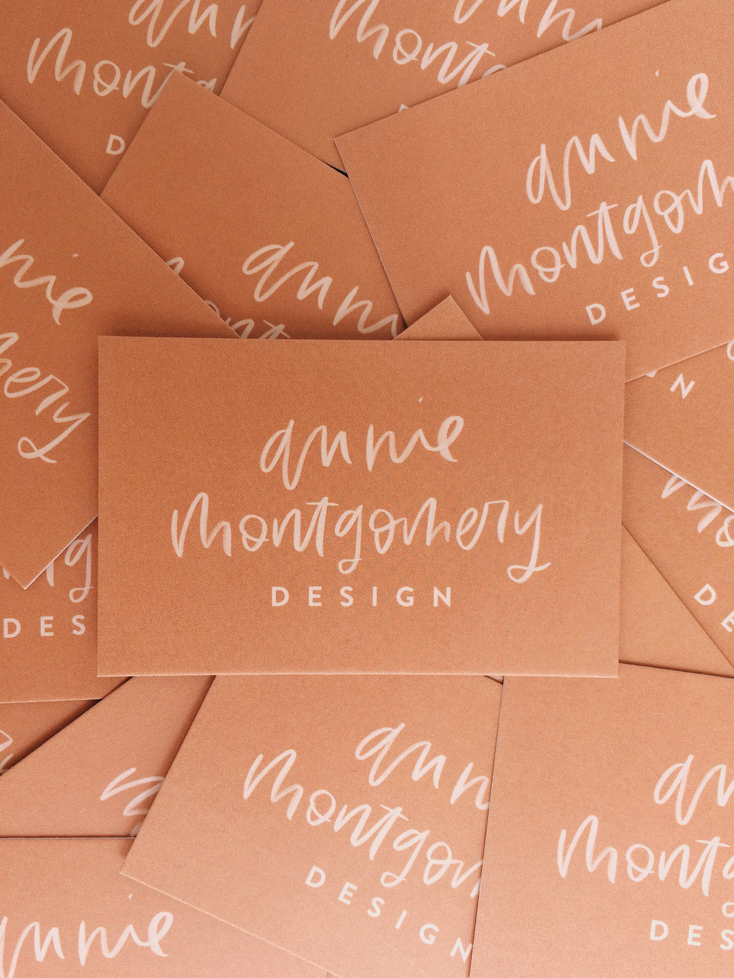 Annie Montgomery Design Business Cards