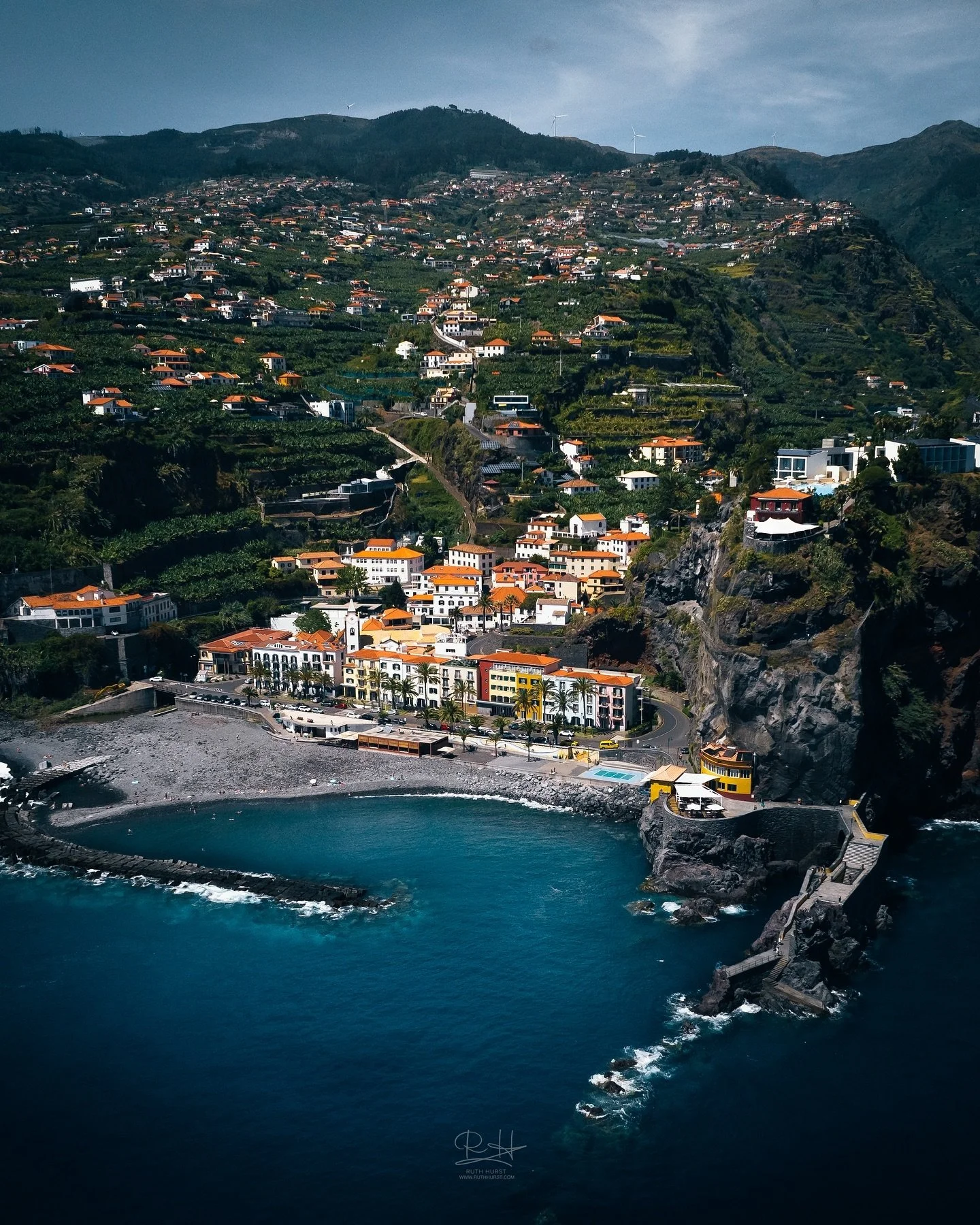Ponta Do Sol - Which translates to &rsquo;Tip of the Sun&rsquo;⁣
⁣
A beautiful quaint Village located west of the island. Beautiful blue waters and a perfect spot to catch the sunset.⁣
⁣
#visitmadeira @visitmadeira #madeiraisland #madeiralovers #from