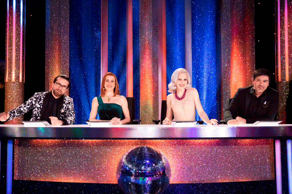 2018–2020 – STRICTLY COME DANCING – POP TV – Hosts / Peter Poles, Tara Zupančič – Judges / Lado Bizovičar, Nika Urbas, Andrej Škufca, Katarina Venturini