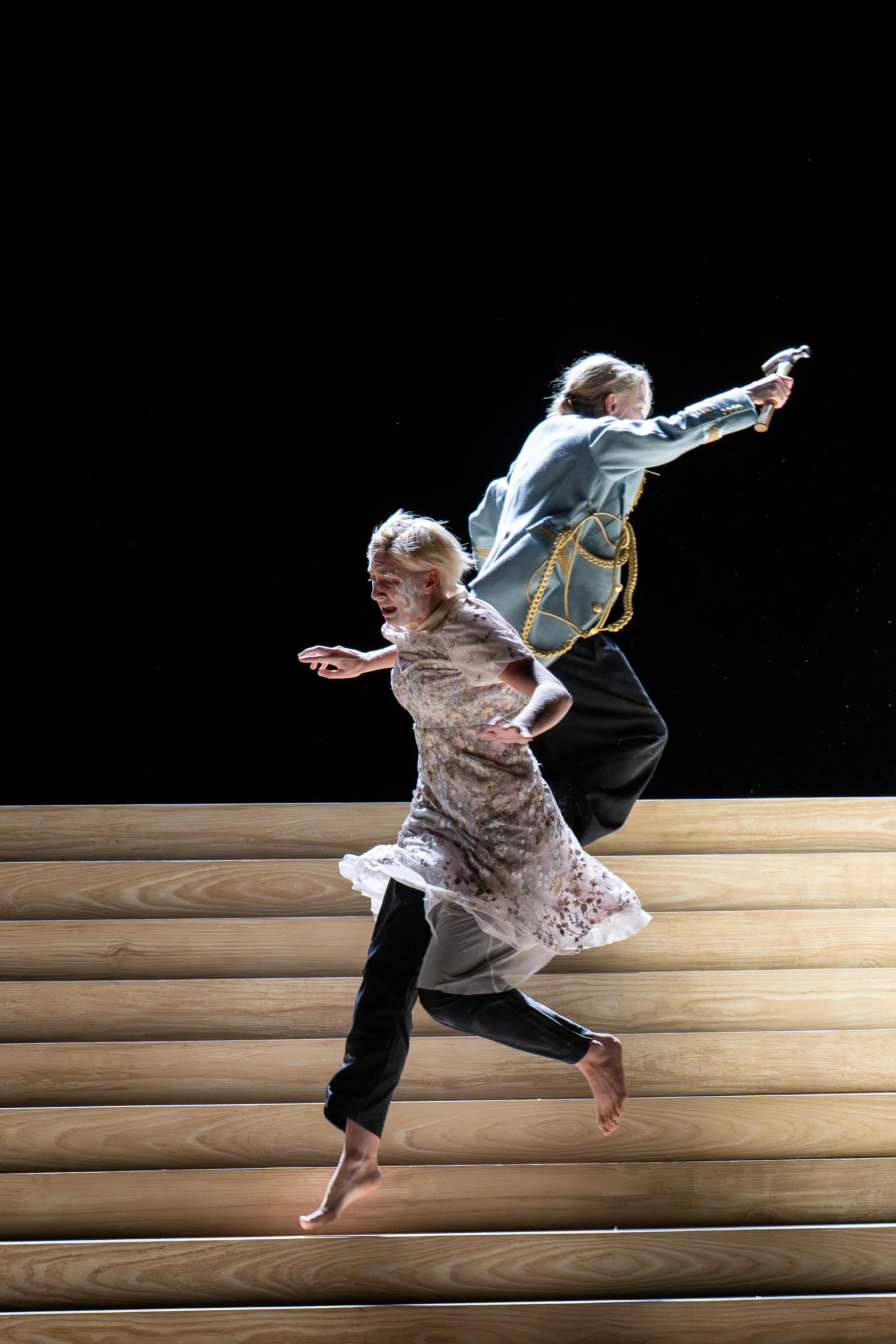 Ella Lily Hyland (Chrysothemis) and Cate Blanchett (Electra) in Electra Persona at the National Theatre. (c) Monika Rittershaus 071.jpg