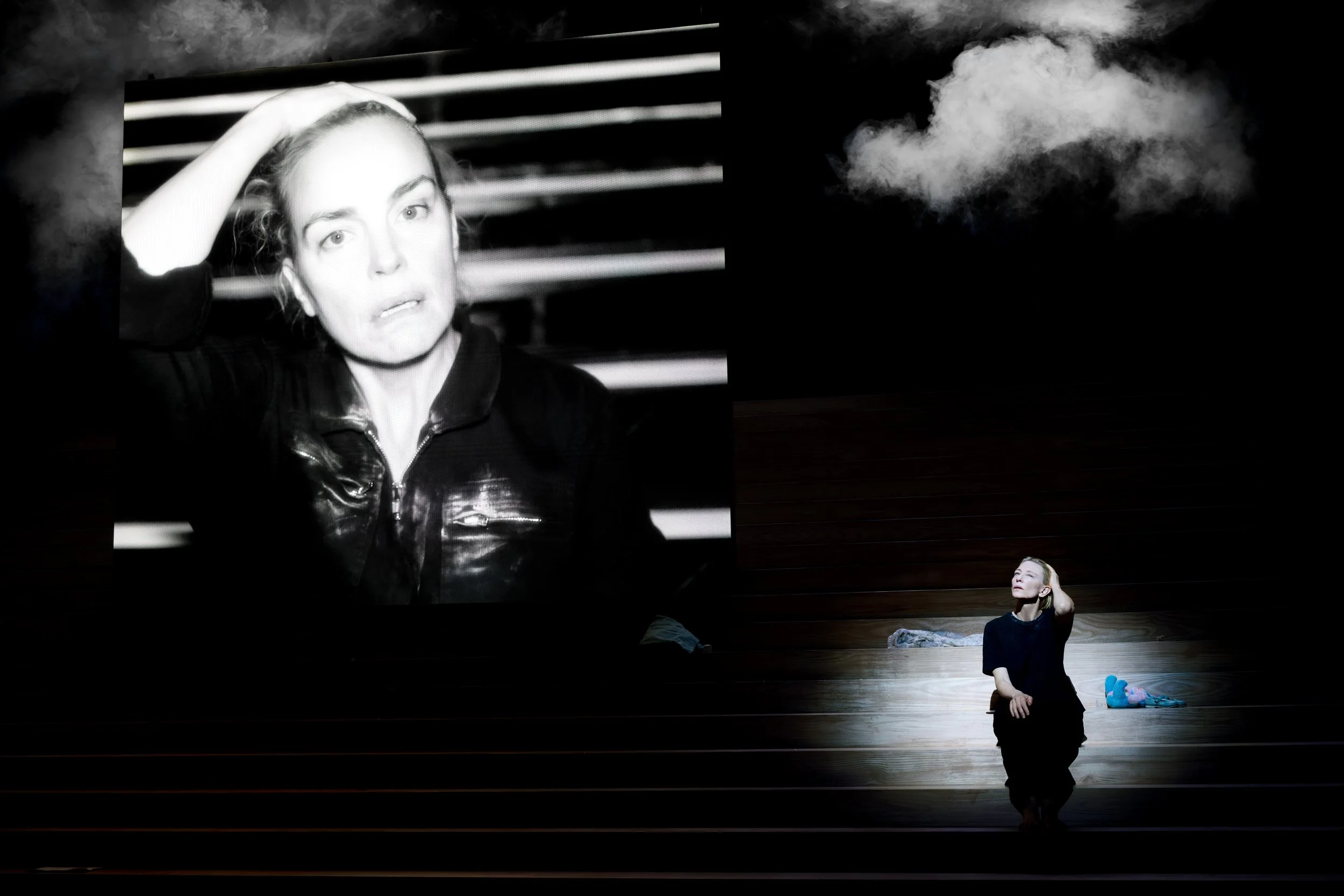 Nina Hoss (Alma) and Cate Blanchett (Elisabeth) in Electra Persona at the National Theatre. (c) Monika Rittershaus 01.jpg