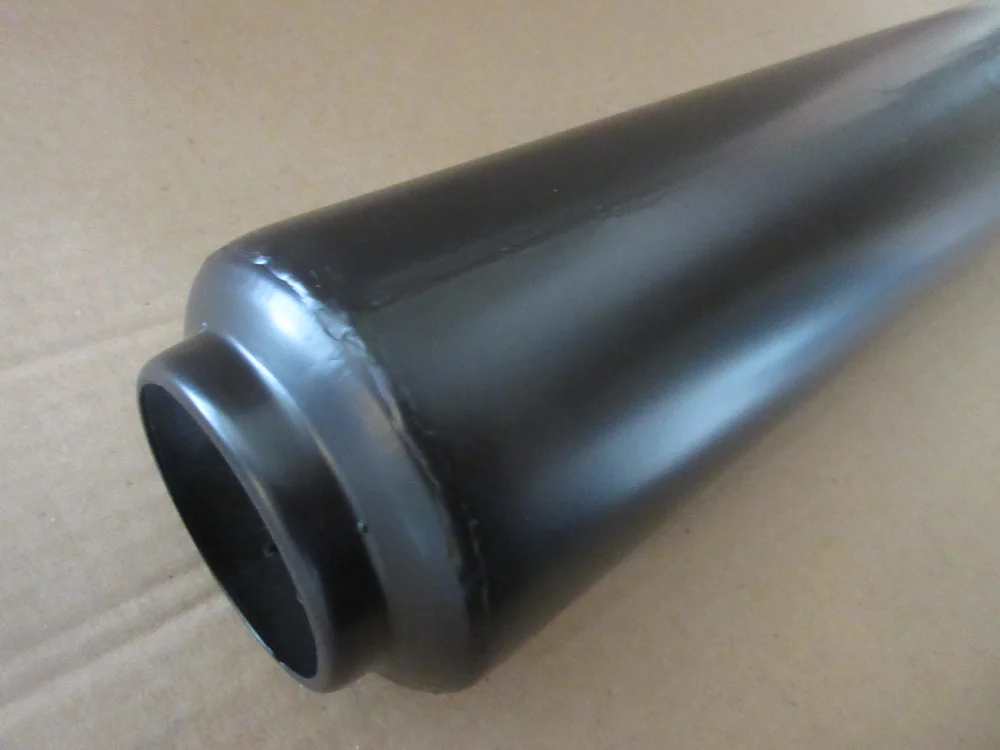 Muffler for JD A with dent (for steering shaft) (after sn 488000
