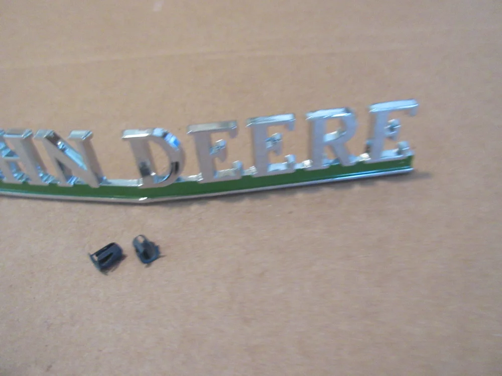 Front Chrome Medallion for JD R (sn 18913 and up) 40 50 60 70 80