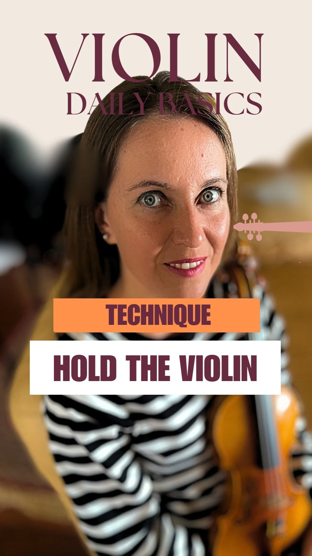 How to hold the violin corretly