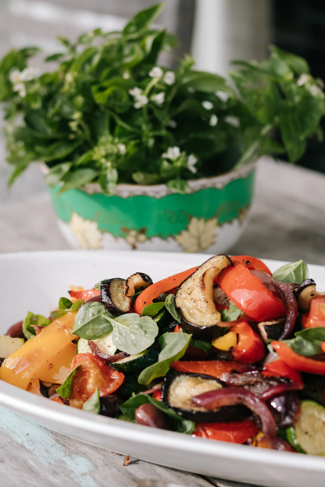 Deconstructed ratatouille