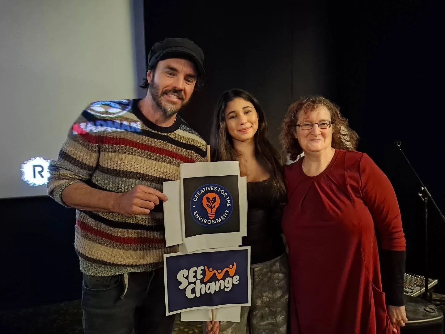 The SEE Change Creatives for the Environment group went along to a screening of the film 'Future Council' and were lucky enough to meet the director Damon Gameau, and Ruby, one of the Future Council. Ruby shared her wonderful song, which was very mov