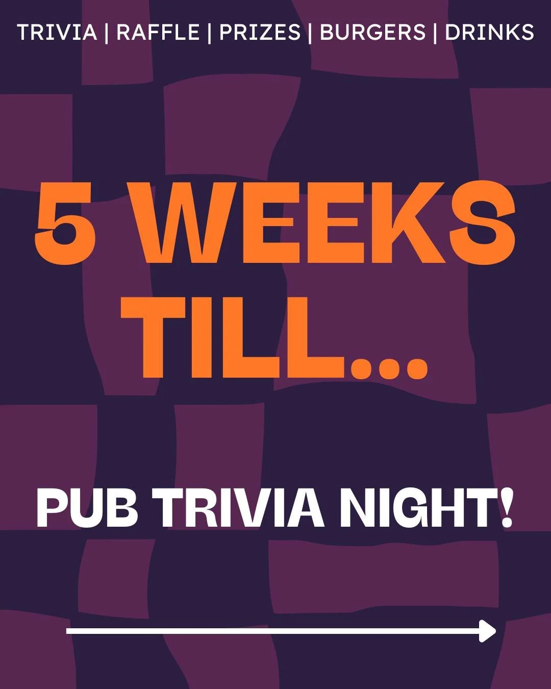 5 weeks till Trivia night! 

Rally your mates, grab the fam, and head down to Capital Brewing Co for an epic night of trivia, raffles, prizes, and burgers (yes, Brodburger 😋).

✨ Test your knowledge
🎟 Win local goodies, artworks + vouchers
🍻 Enjoy