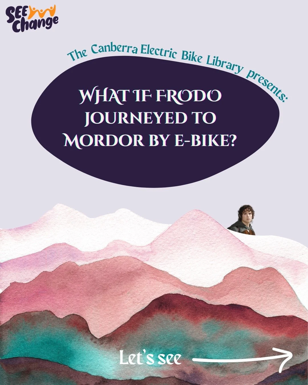 2026 marking the 25th release anniversary of the Fellowship of the Ring movie, we at the Canberra Electric Bike Library think it's time to ask the real questions: what if Frodo (and Sam) had journeyed to Mordor on an e-bike?

As our analysis shows, t