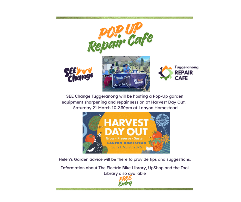 Pop up Tuggeranong Repair Cafe