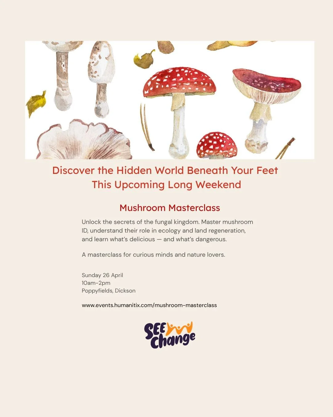 Alison Pouliot &mdash; ecologist, environmental photographer, and our speaker for the Mushroom Masterclass &mdash; has spent three decades chasing fungi across hemispheres, revealing the hidden worlds that shape our planet. 

Subsidised tickets avail